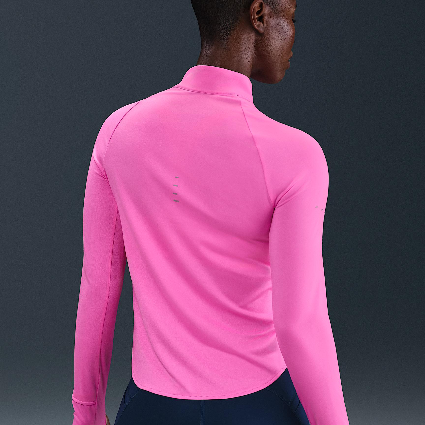 Nike Womens Swift Dri-FIT UV 1/4-Zip Running Top | HQ0499-036 Product Image