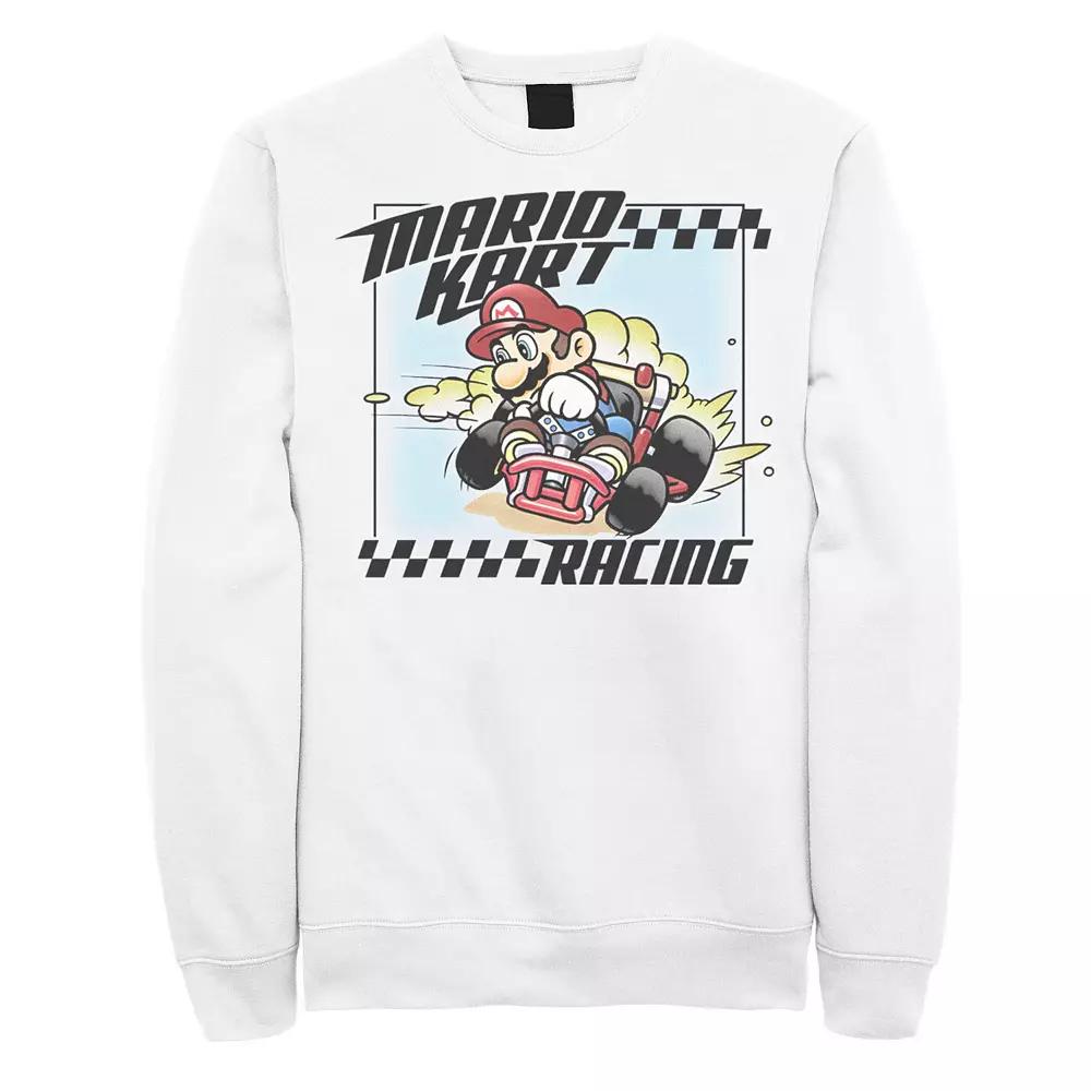 Men's Nintendo Mario Kart Racing Slide Drift Sweatshirt,  Product Image