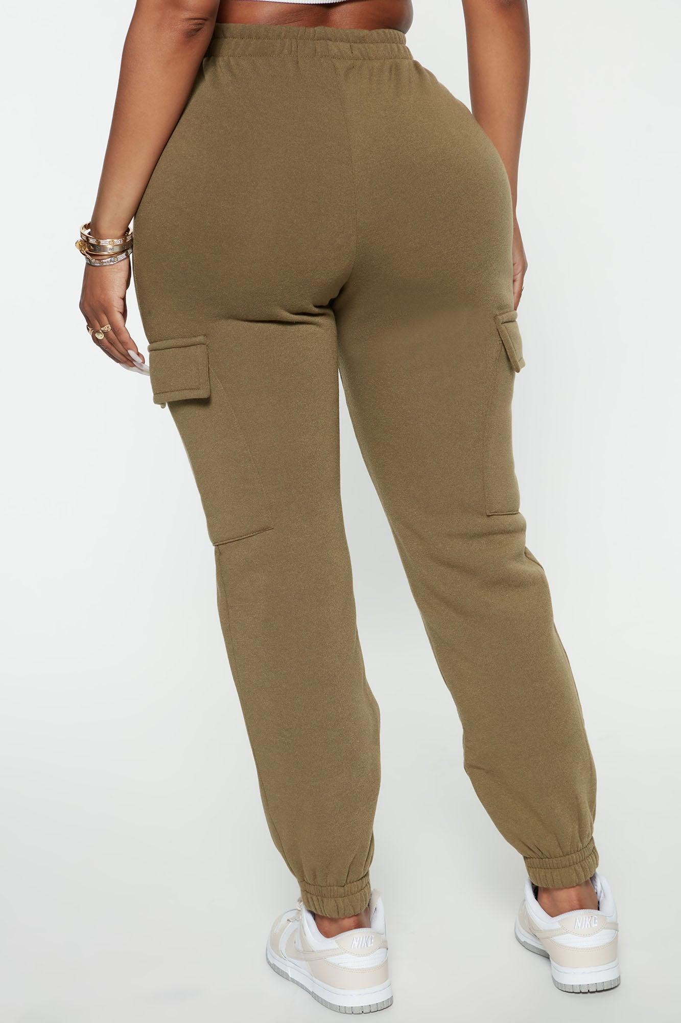Let's Relax Jogger Sweatpants - Olive Product Image