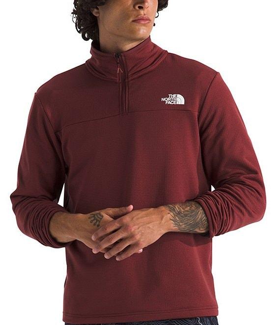 The North Face Cedar Trail Grid Long Sleeve 1/4 Zip Fleece Pullover Product Image