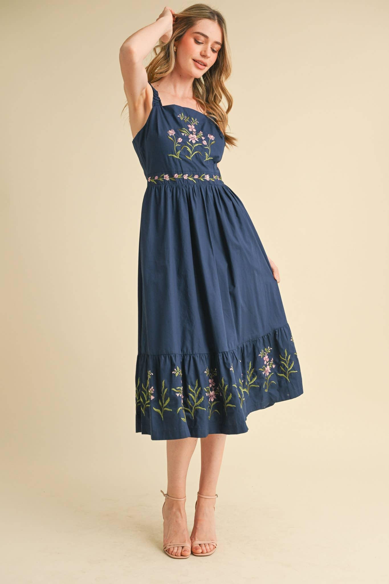 Cassia Embroidered Midi Product Image