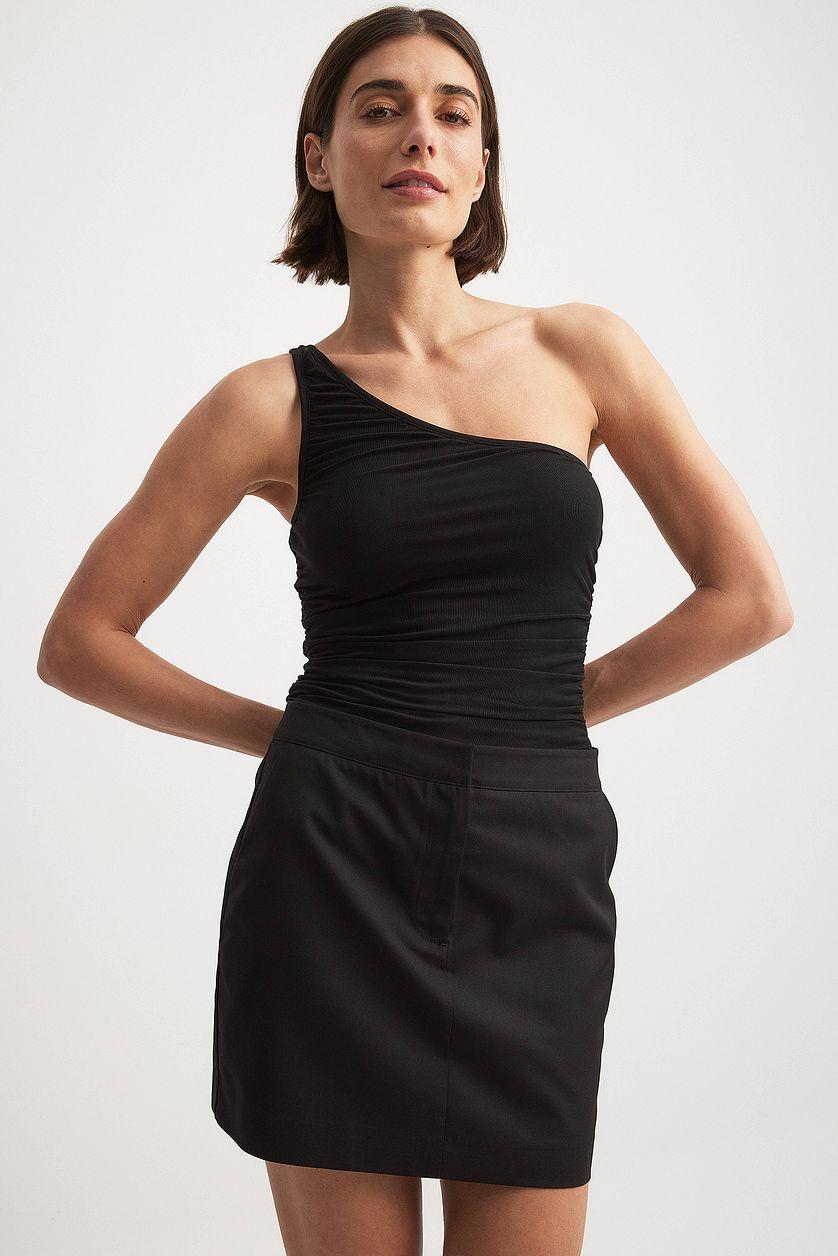 Draped Mesh Top Product Image