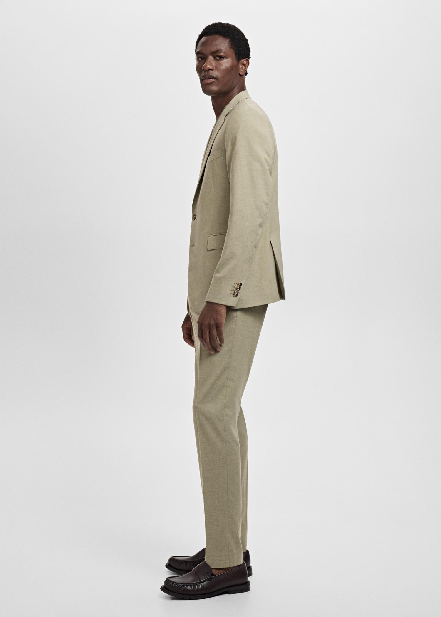 Milan slim-fit suit blazer - Men | MANGO USA Product Image