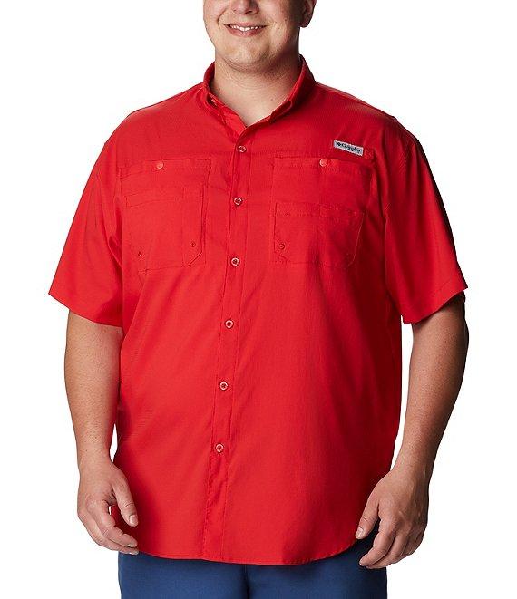 Columbia PFG Big & Tall Tamiami II Short-Sleeve Solid Shirt Product Image