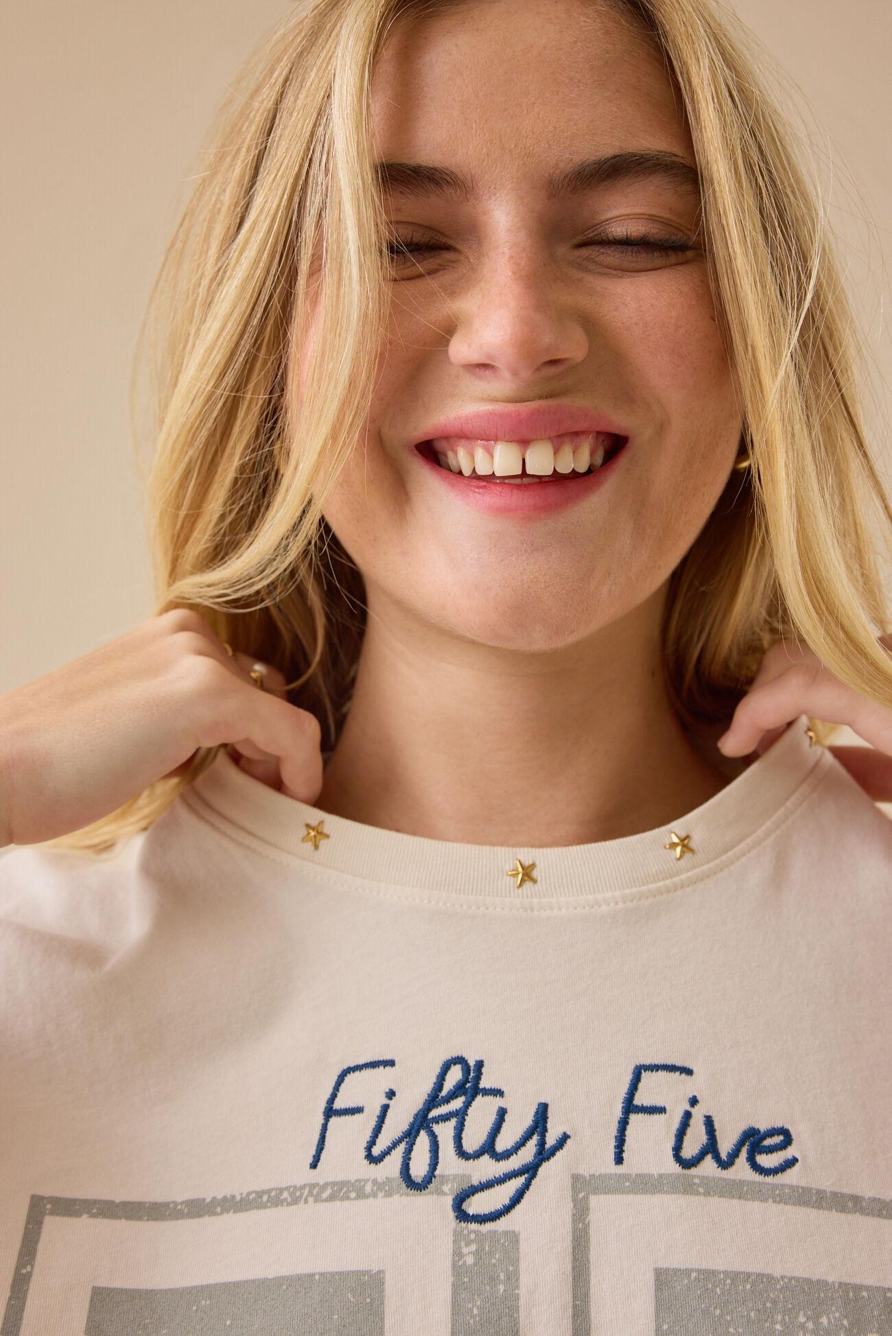 55 Cropped Graphic Tee Product Image