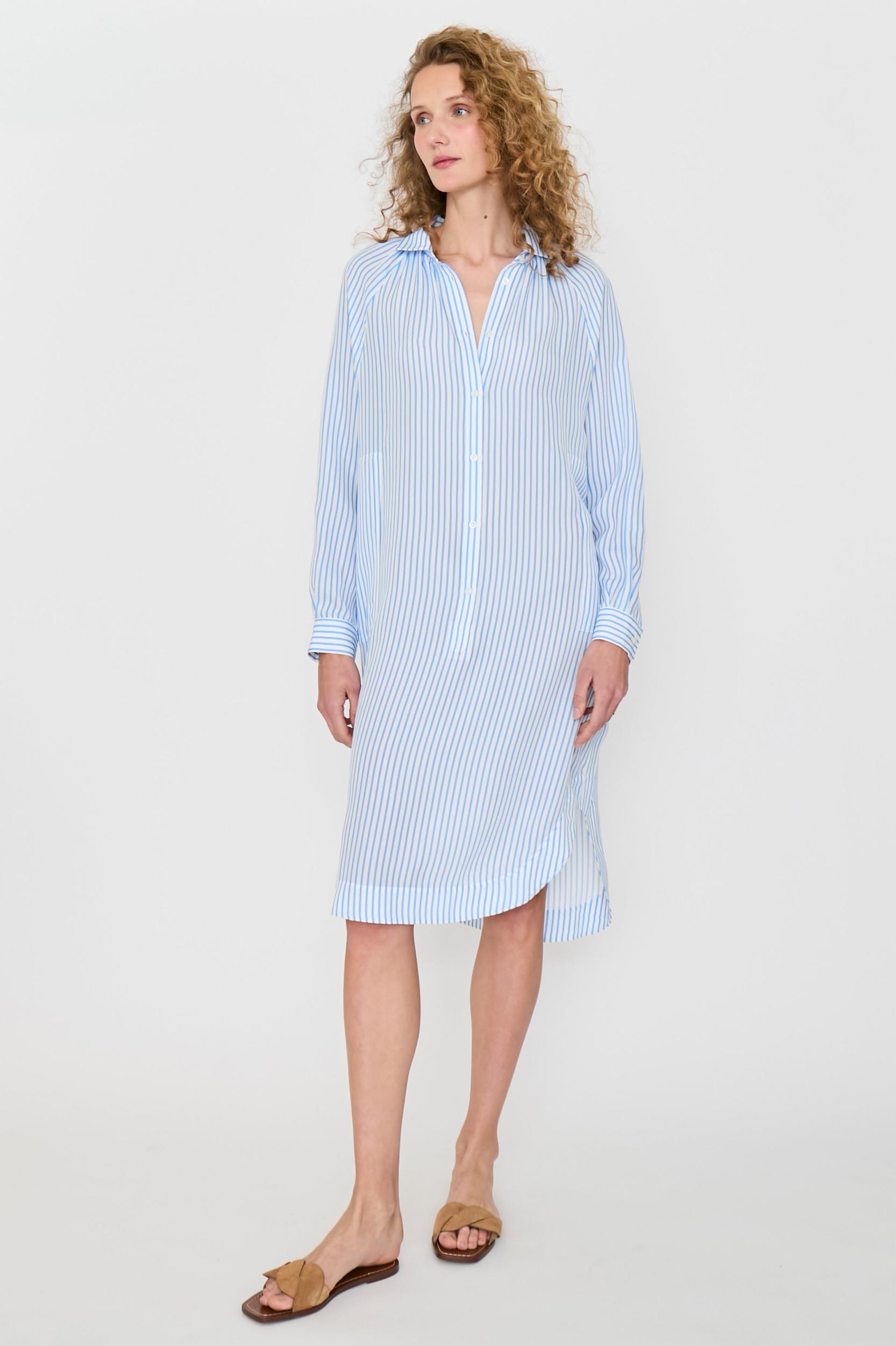 The Silk Madrid - White/Blue Product Image