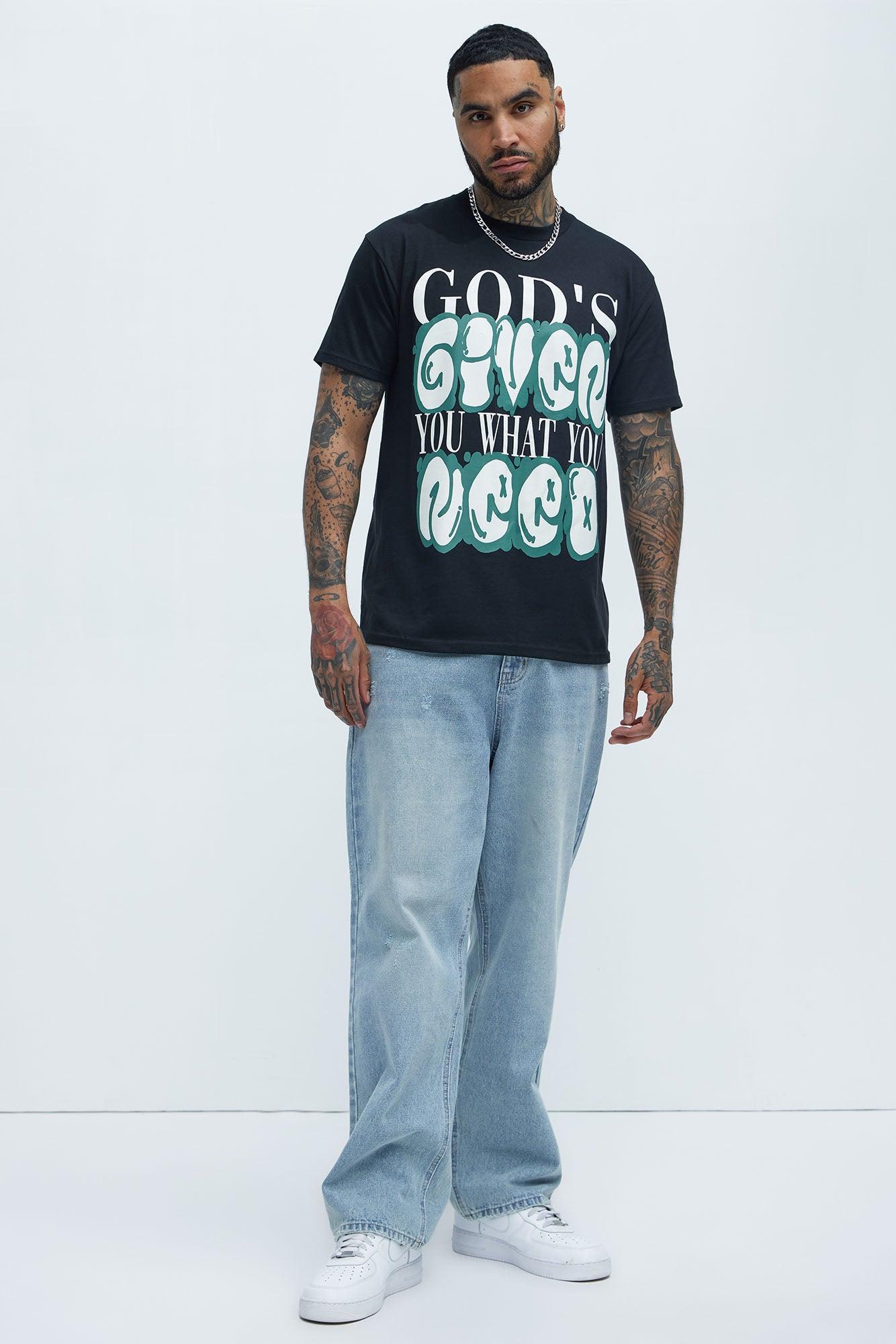 God's Gift Short Sleeve Tee - Black Product Image