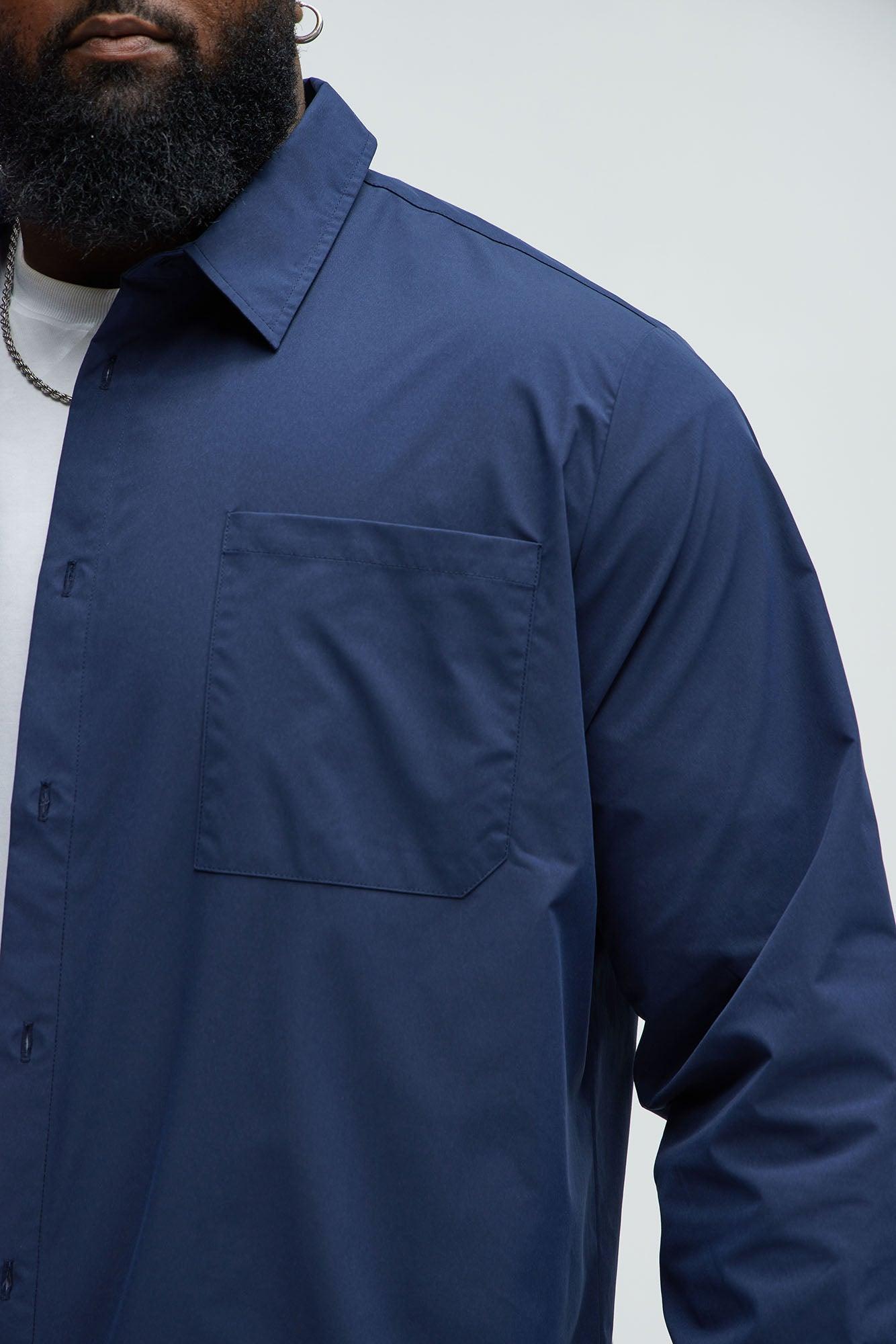 Ansel Tech Shirt - Navy Product Image