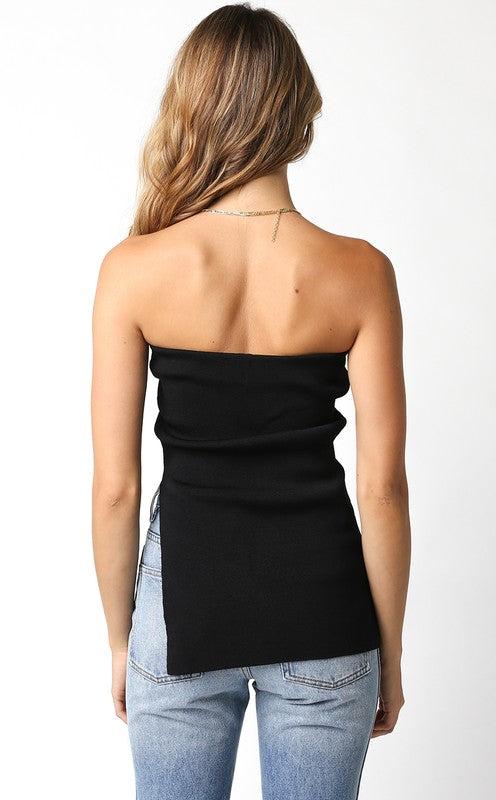 FINAL SALE Cassie Knit Tube Top Product Image