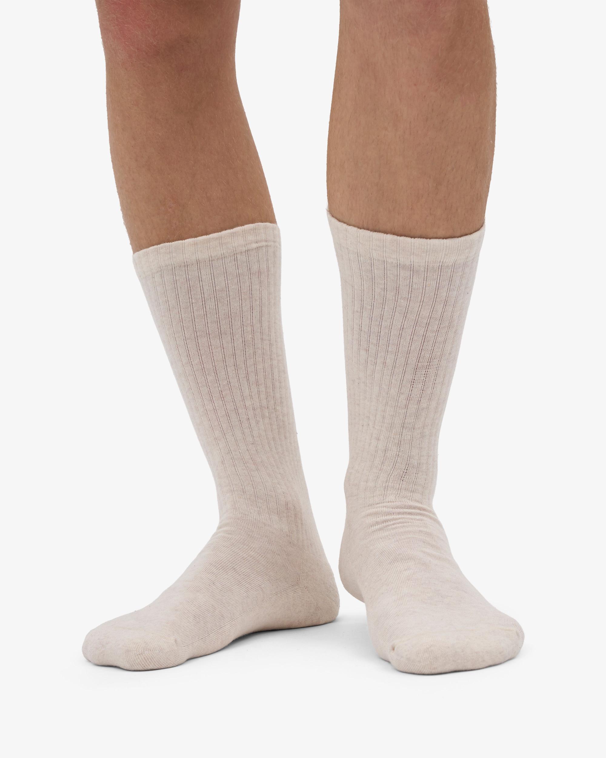 Organic Active Sock - Ivory White Product Image