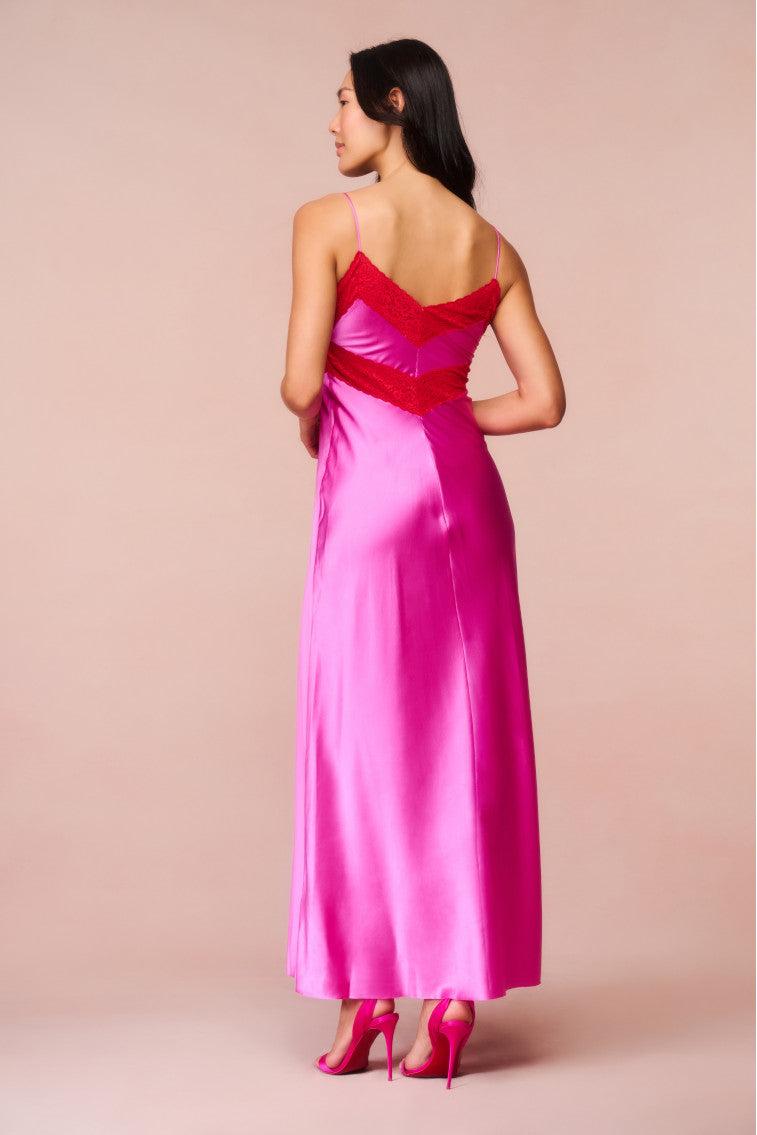 Serita Lace-Trimmed Maxi Dress Product Image