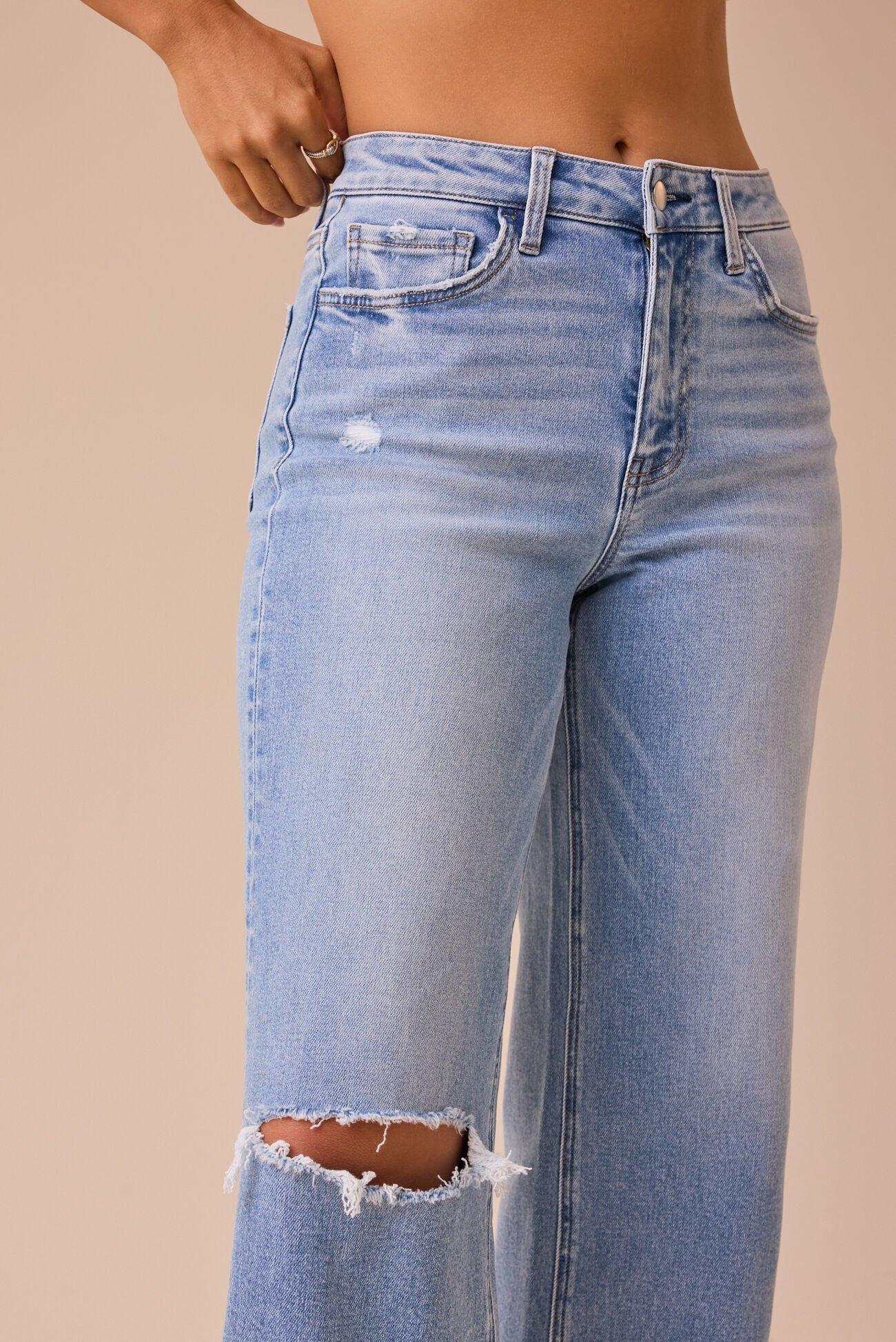Eli Wide-Leg Jeans Product Image