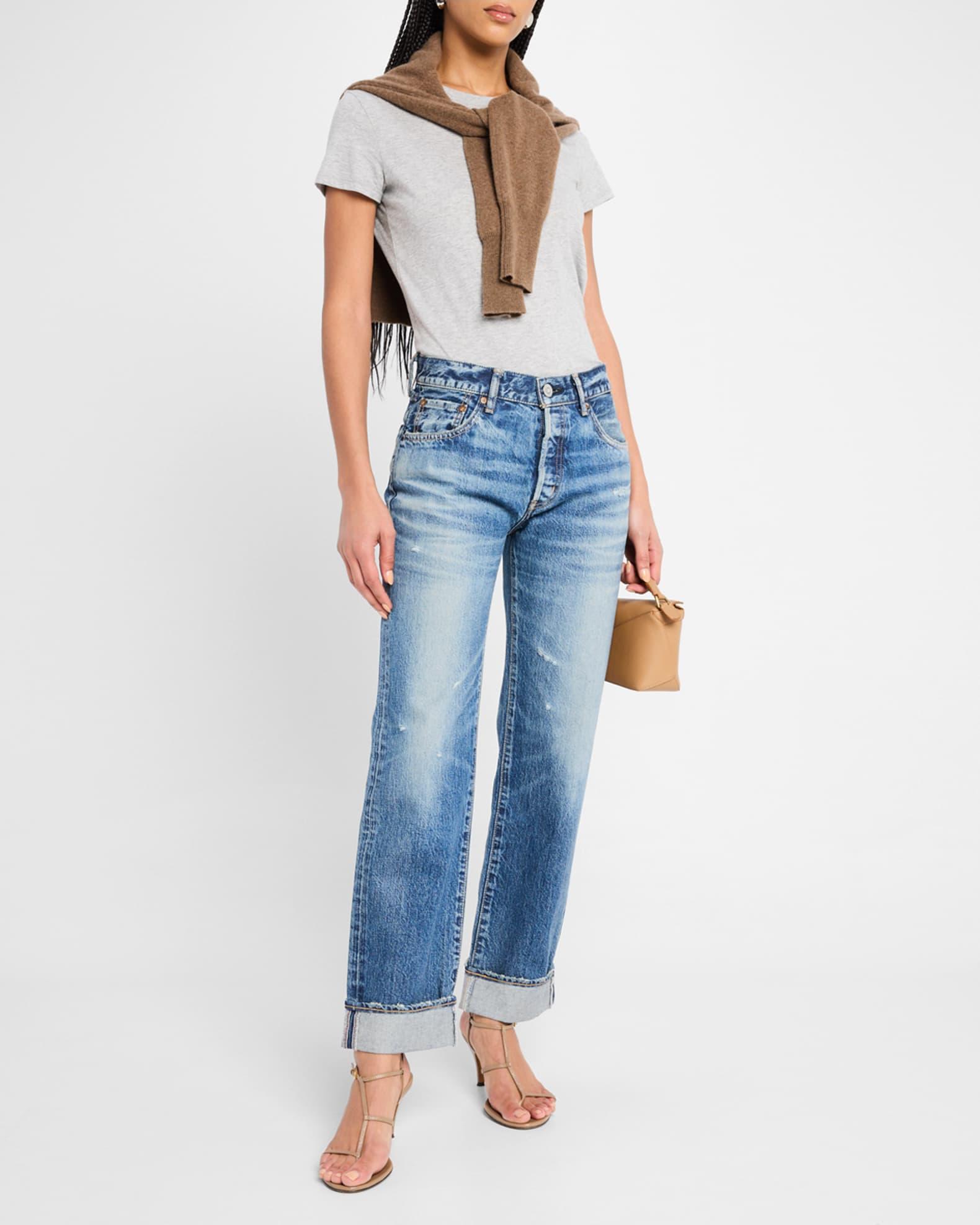 Aquebogue Straight Cuffed Jeans Product Image