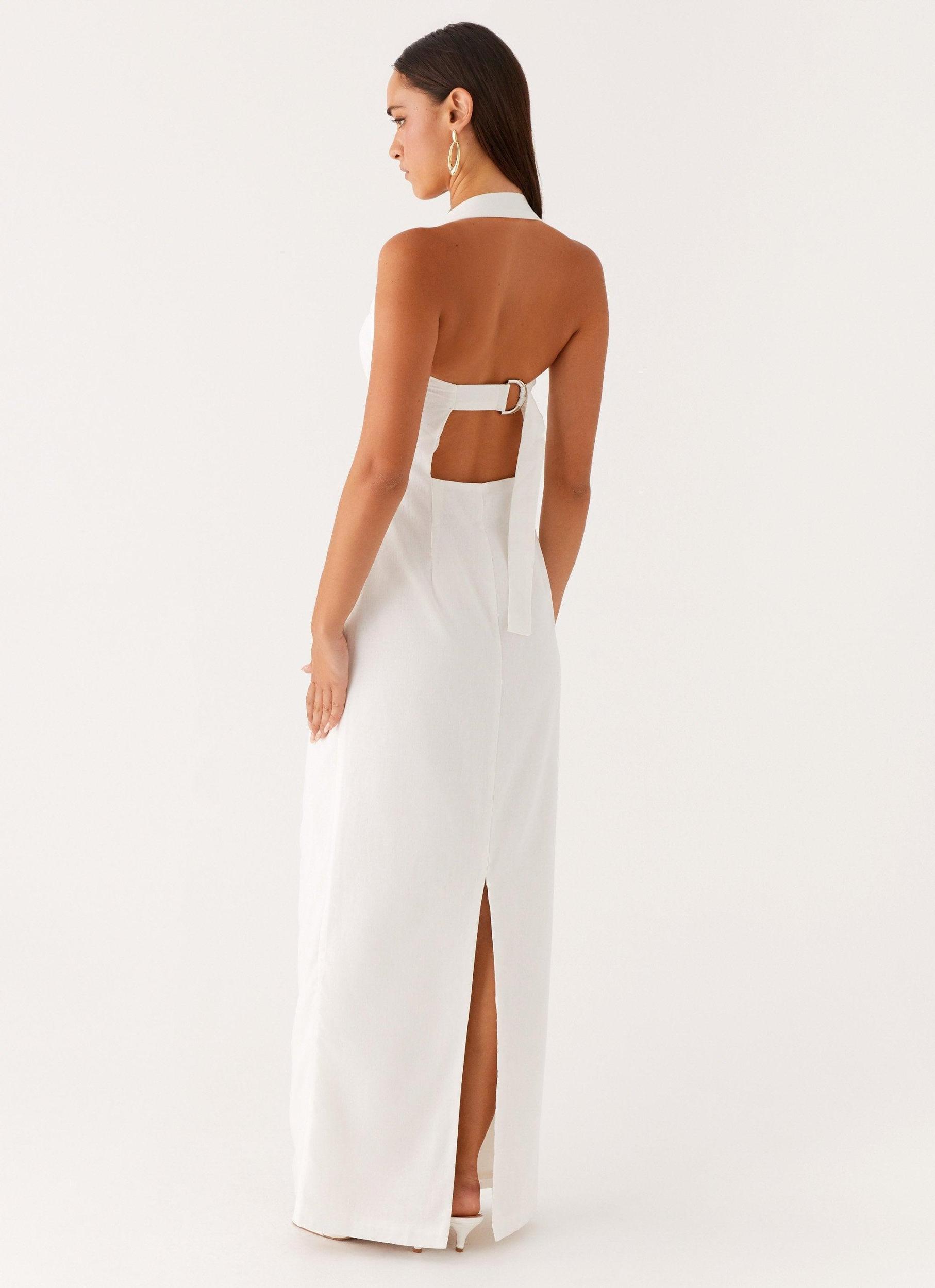 Rumour Has it Maxi Dress - White Product Image