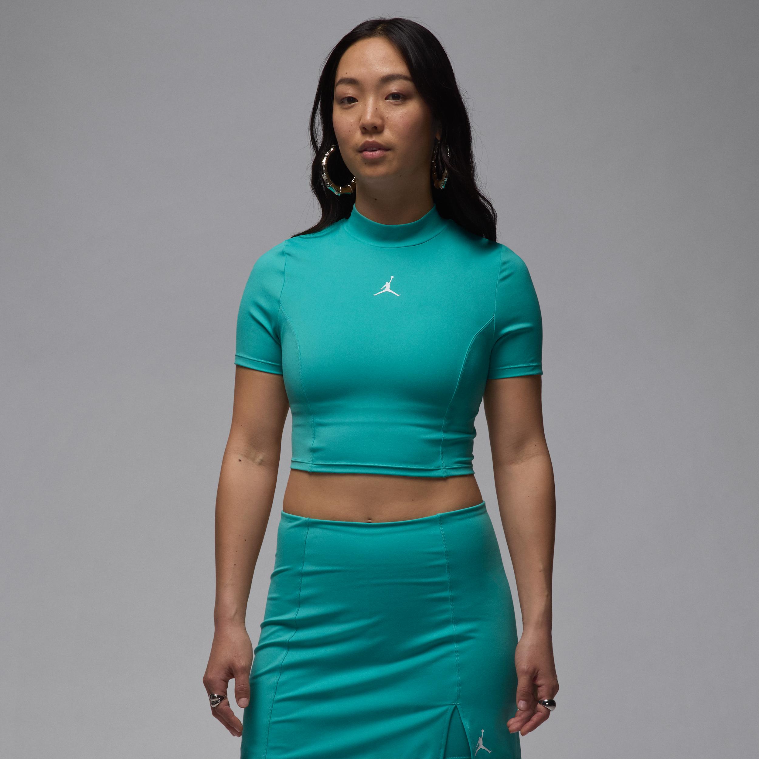 Jordan Women's Short-Sleeve Knit Crop Top Product Image