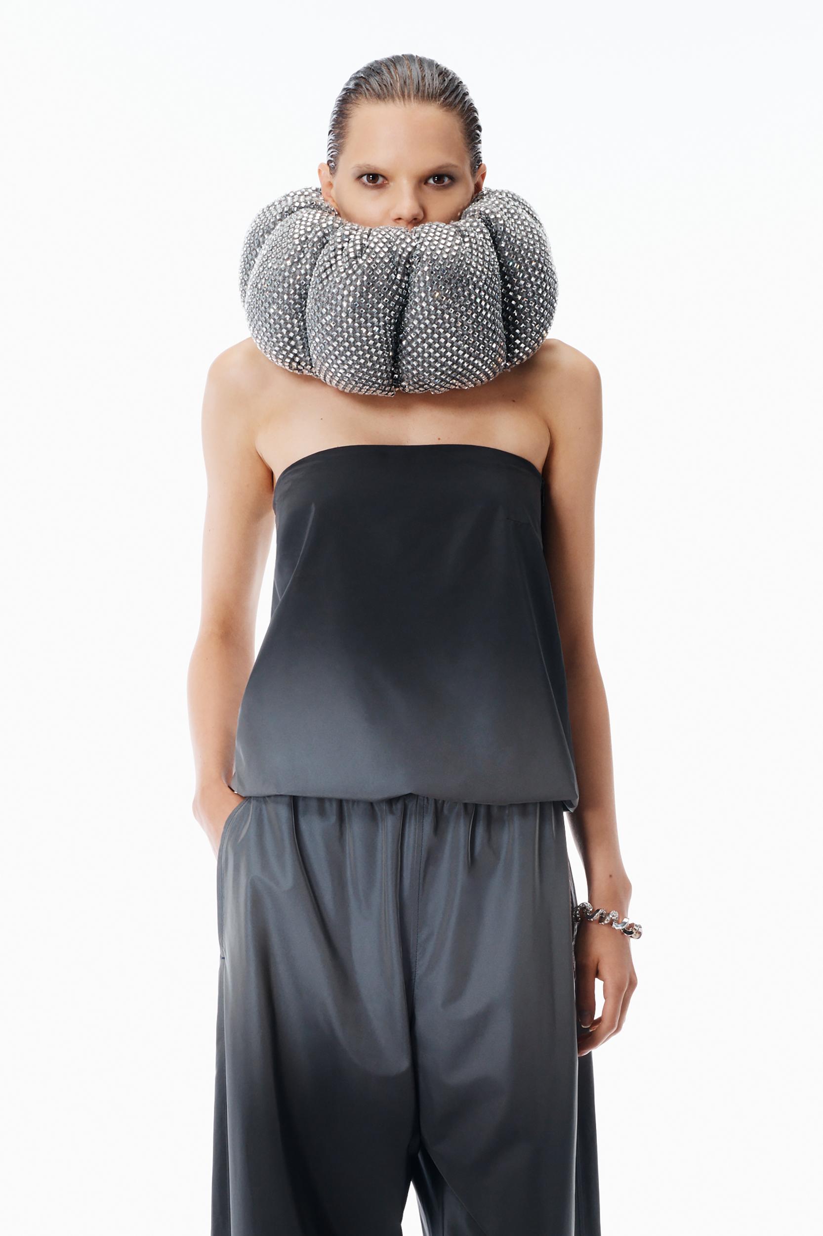 Reflective Strapless Bubble  Top  Product Image