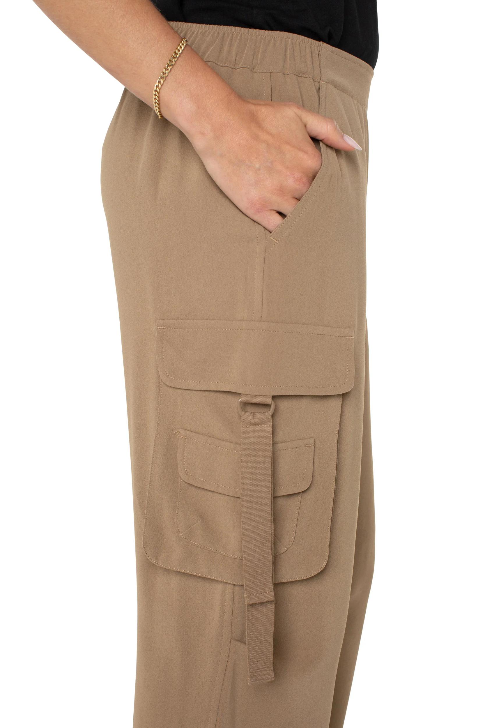 Cinch Hem Parachute Cargo Pants Product Image