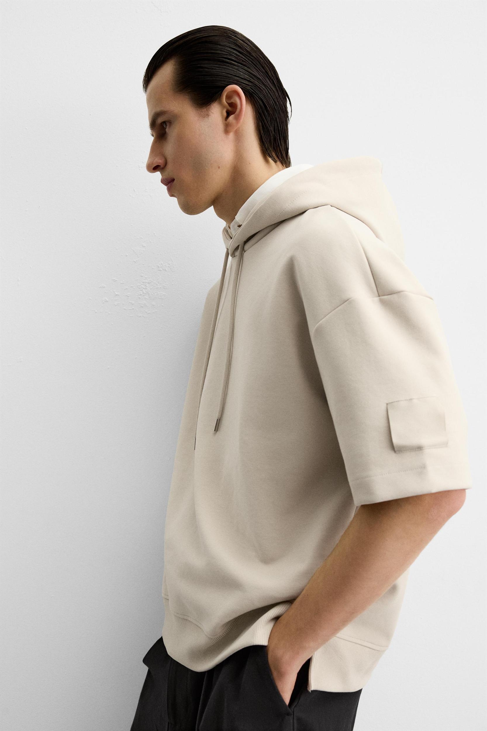 TECHNICAL HOODED SWEATSHIRT Product Image