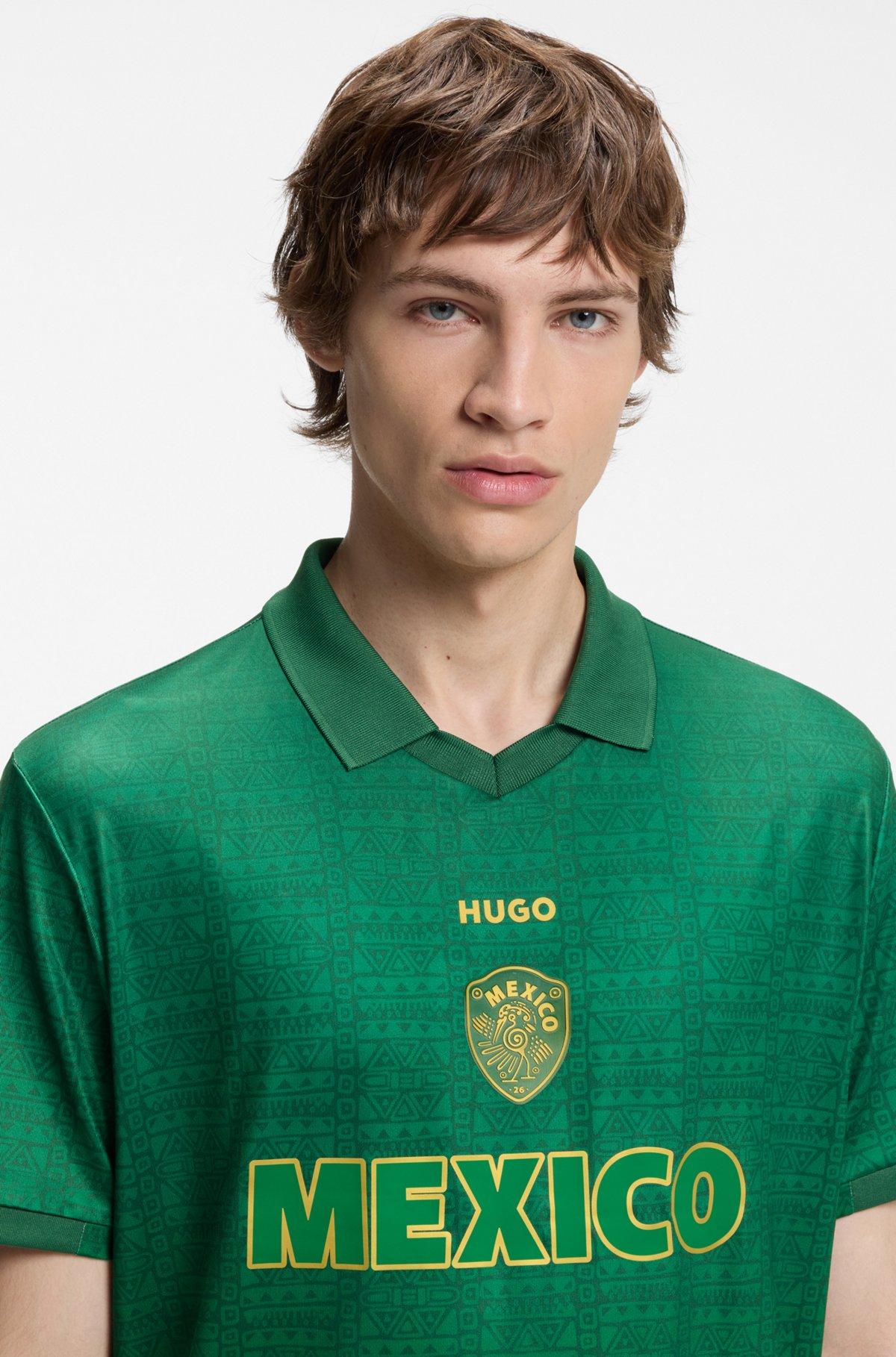 Relaxed-fit soccer T-shirt with nation detailing Product Image