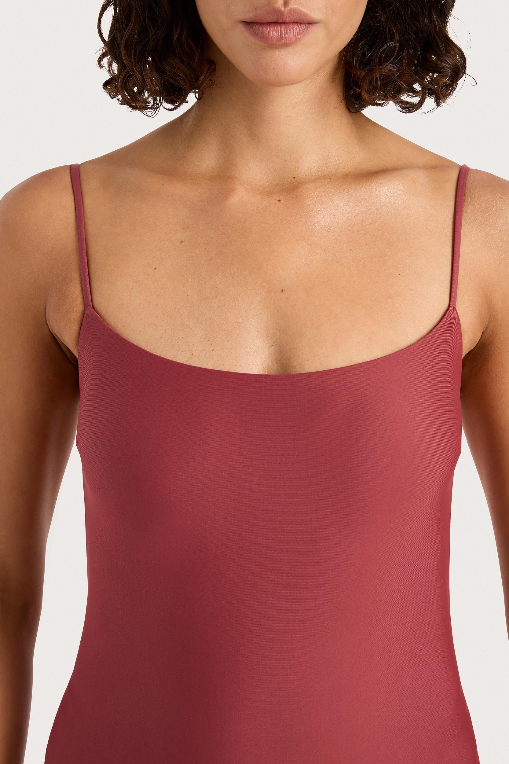 Cabo String One Piece Wine - Final Sale Product Image