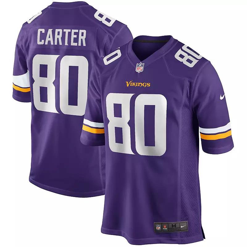 Men's Nike Cris Carter Purple Minnesota Vikings Game Retired Player Jersey,  Product Image