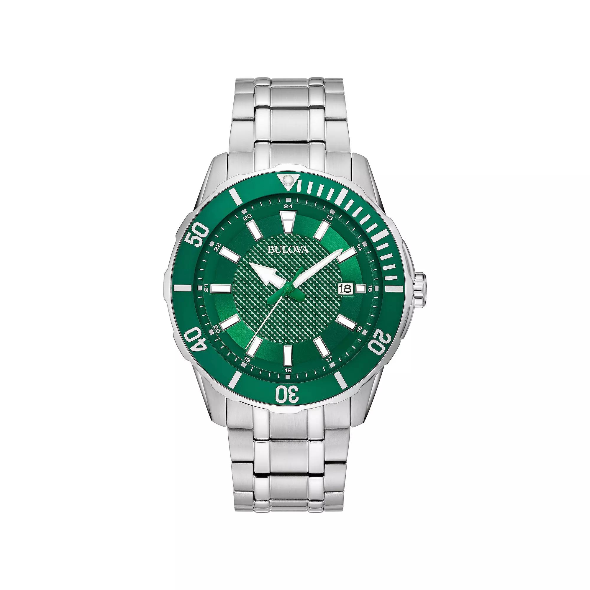 Bulova Mens Classic Stainless Steel Watch - 98B359 Silver Product Image