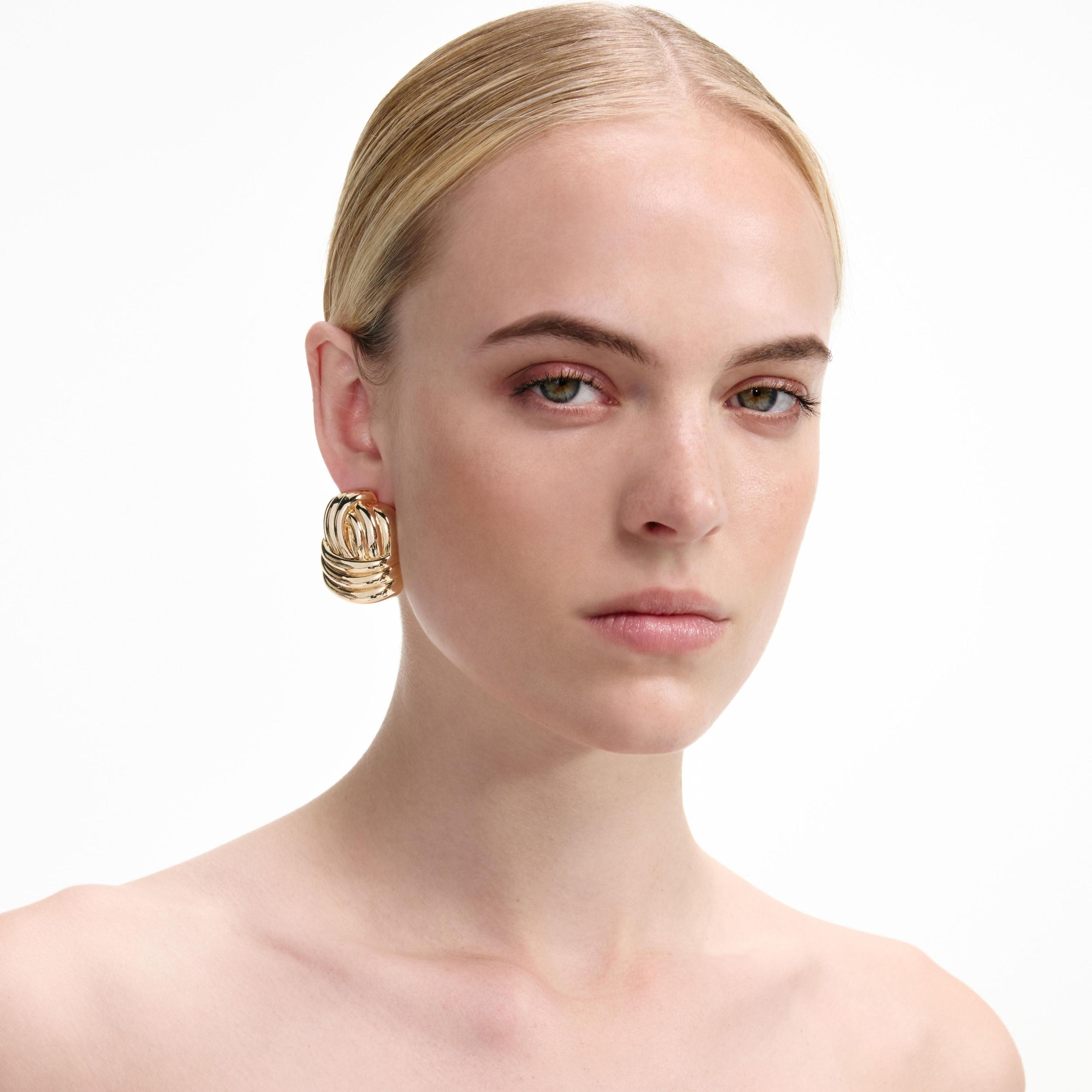 Gold Knot Earrings Product Image