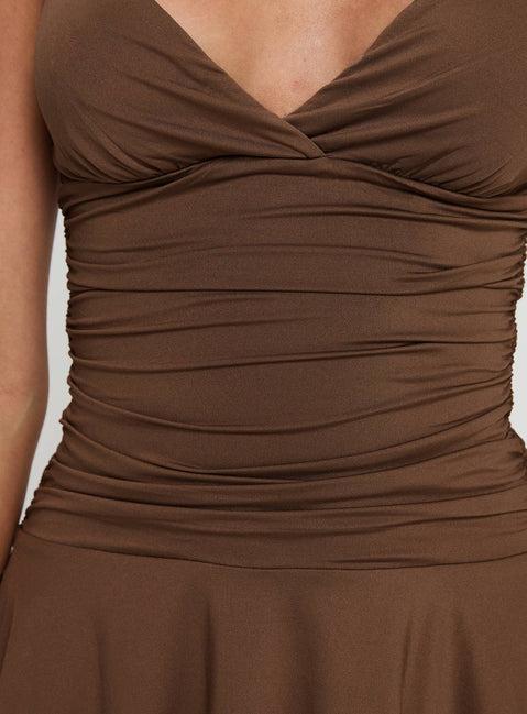 Andersson Mini Dress Chocolate Product Image