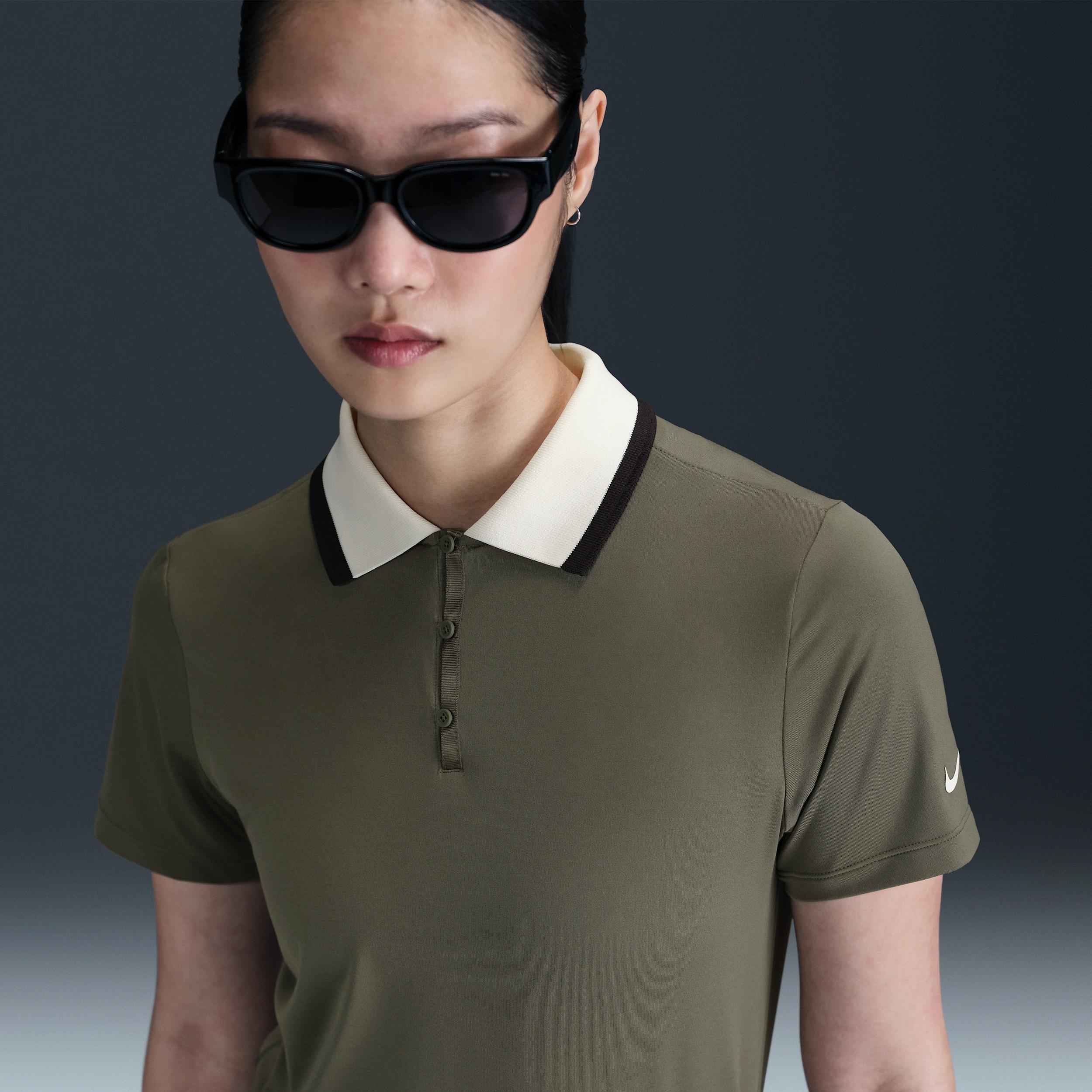 Nike Womens Tour Dri-FIT Short-Sleeve Golf Polo | FZ6297-100 Product Image