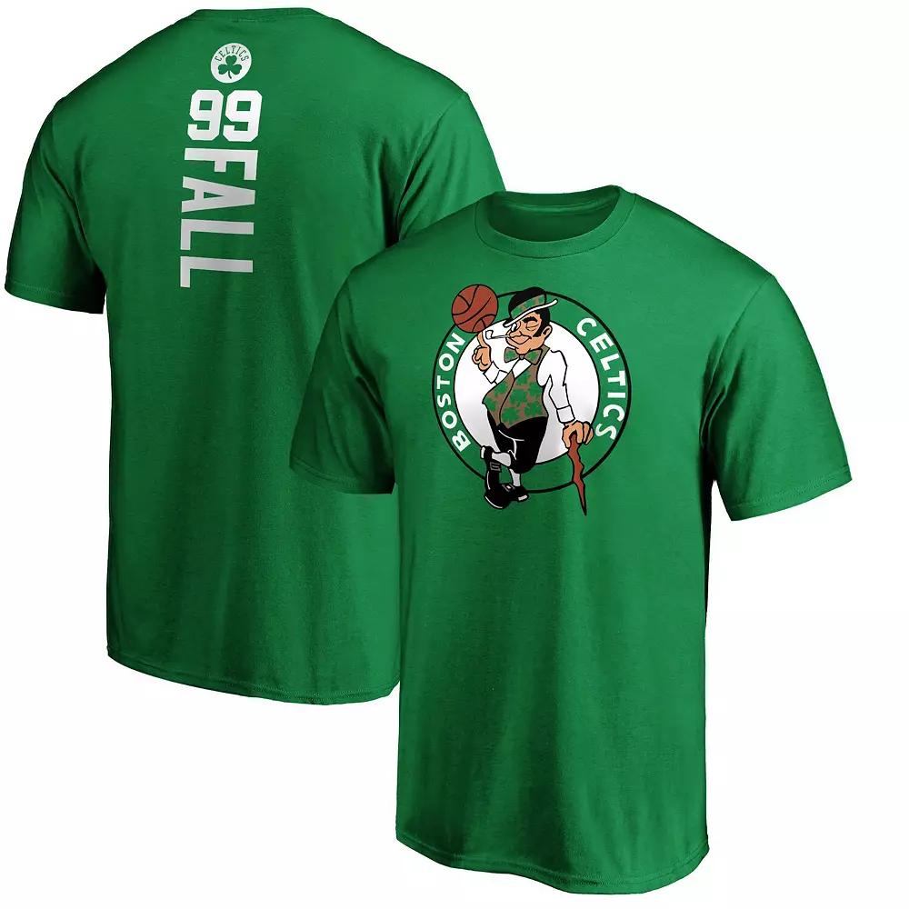 Men's Fanatics Tacko Fall Kelly Green Boston Celtics Playmaker Name & Number T-Shirt,  Product Image