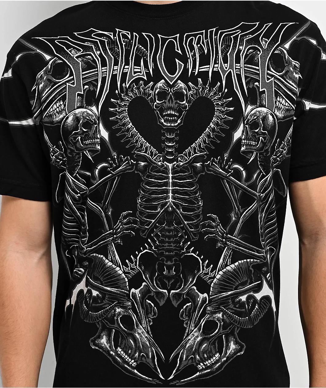 Affliction Imperial Beast Black T-Shirt Product Image