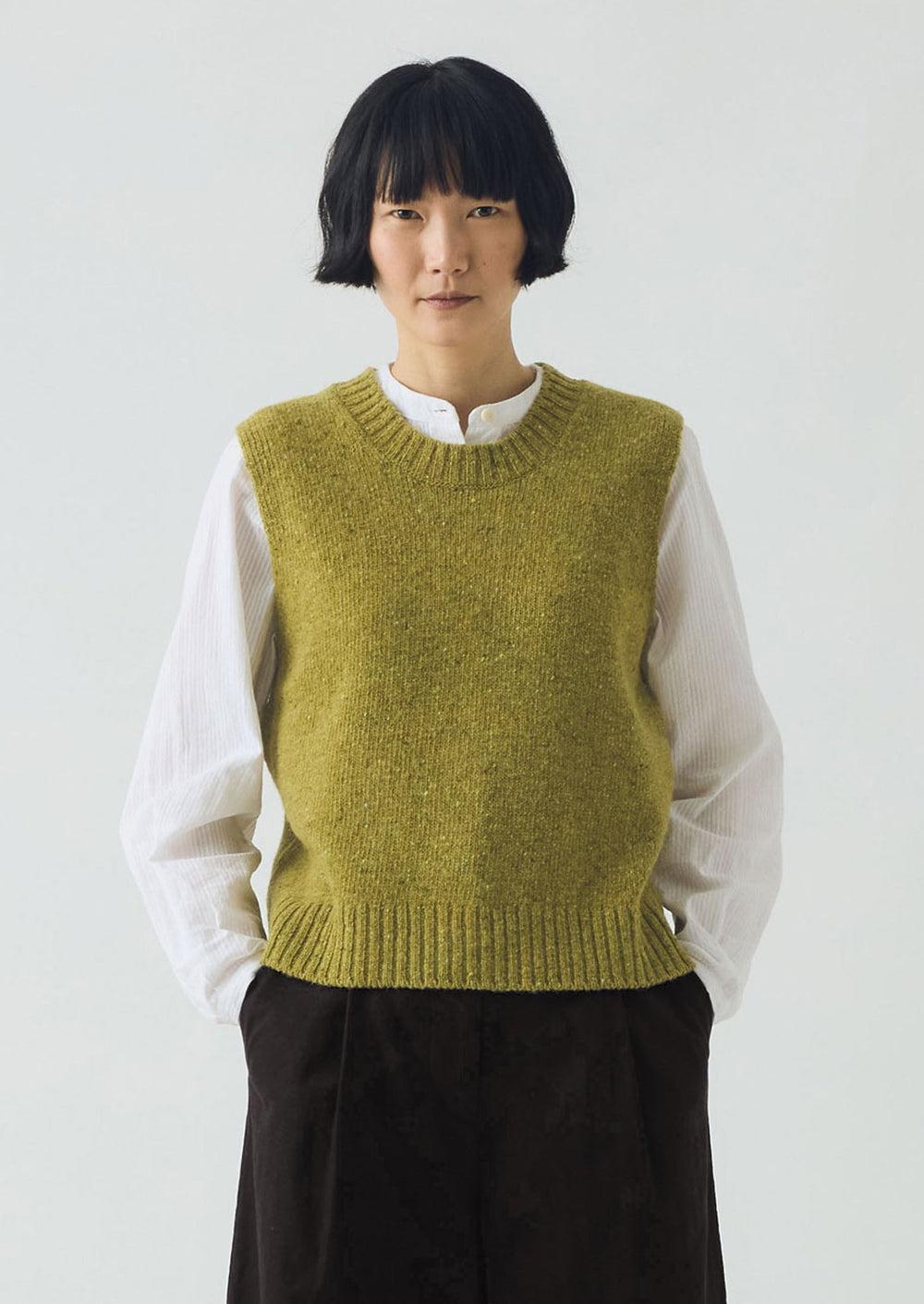 Donegal Merino Tank | Graphite Product Image