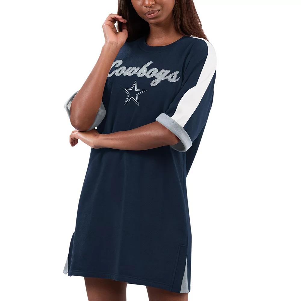 Women's G-III 4Her by Carl Banks Navy Dallas Cowboys Flag Sneaker Dress, Size: 2XL, Blue Product Image