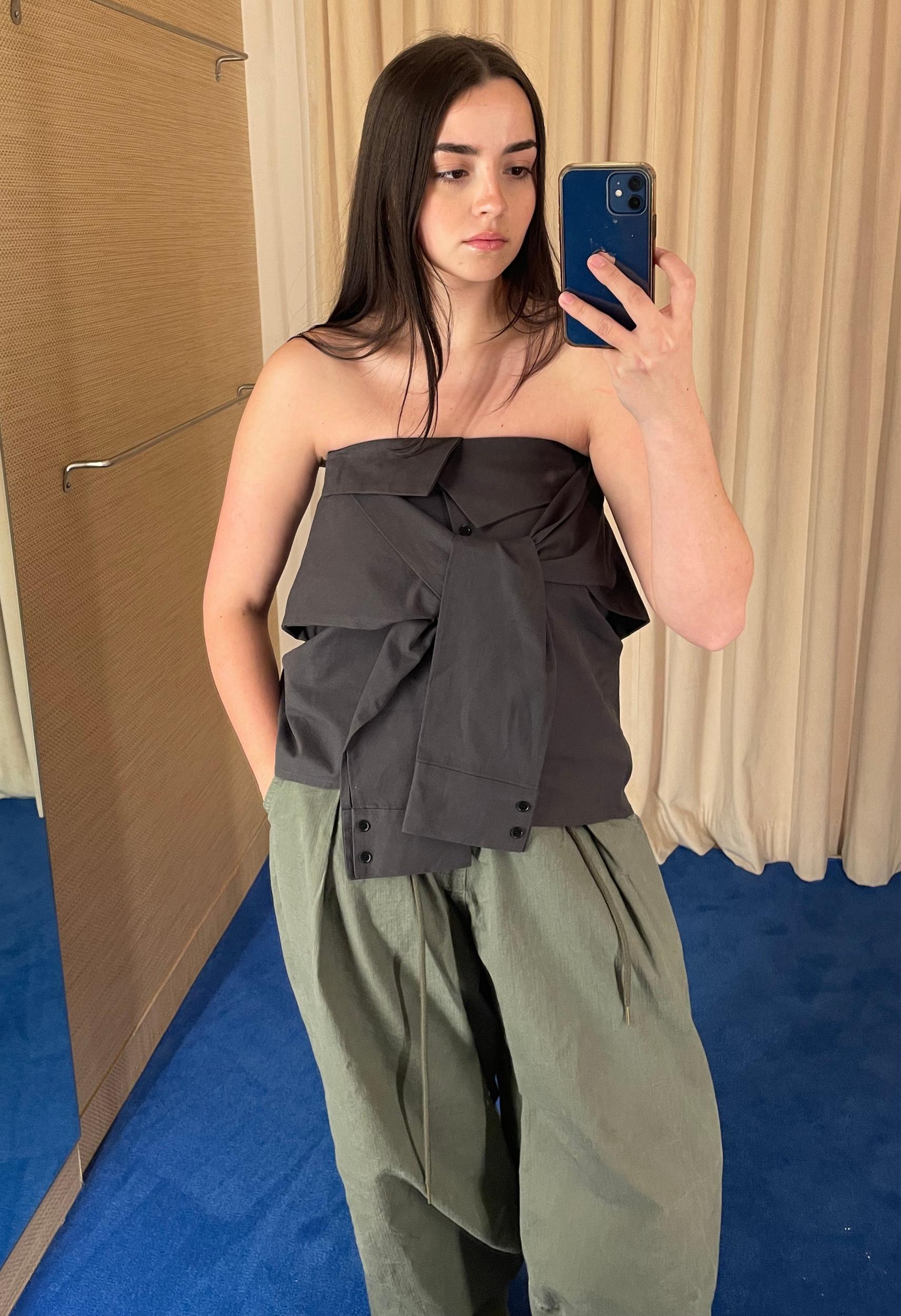 Taryn Grey Skirt/Top Product Image