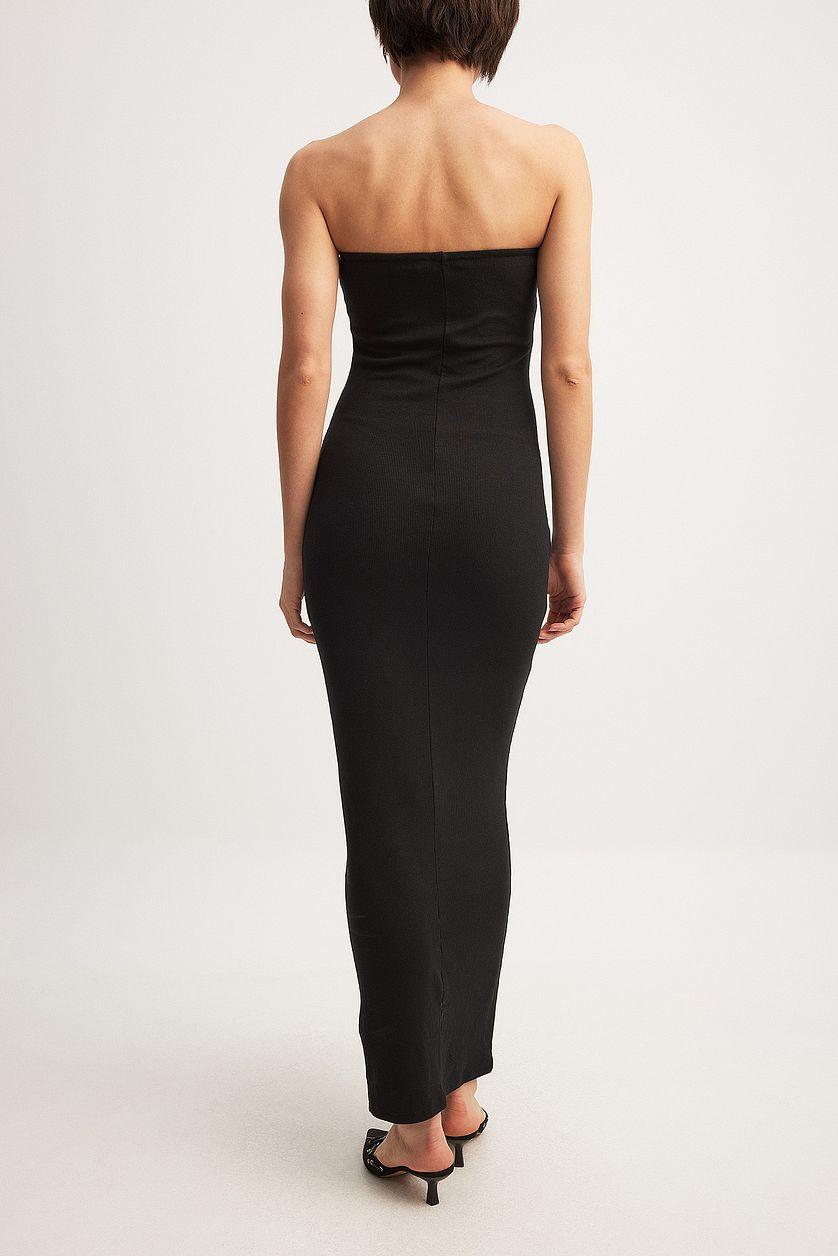 Ribbed Maxi Tube Dress Product Image