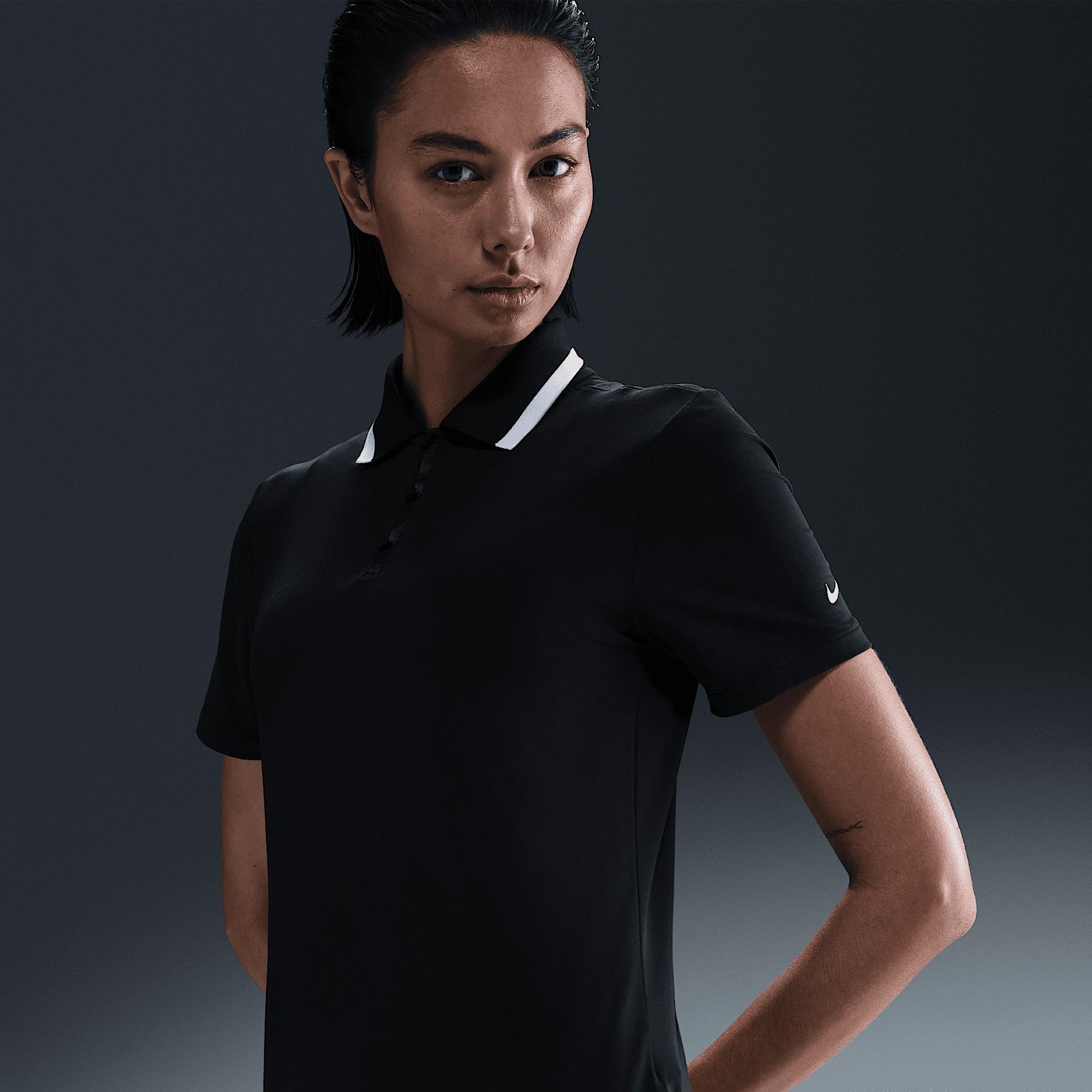 Nike Womens Tour Dri-FIT Short-Sleeve Golf Polo | FZ6297-100 Product Image