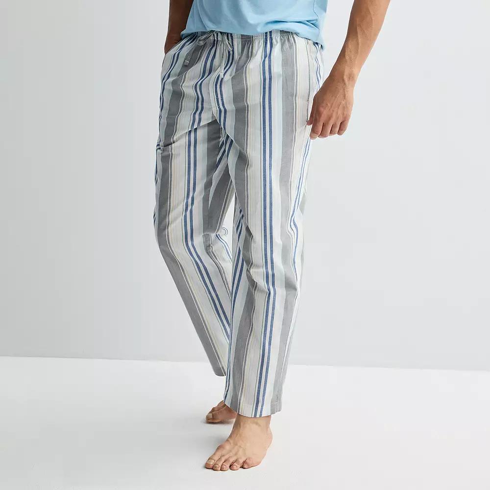 Men's Sonoma Goods For Life® Woven Pajama Pants, Size: Large, Multi Color Stripe Product Image