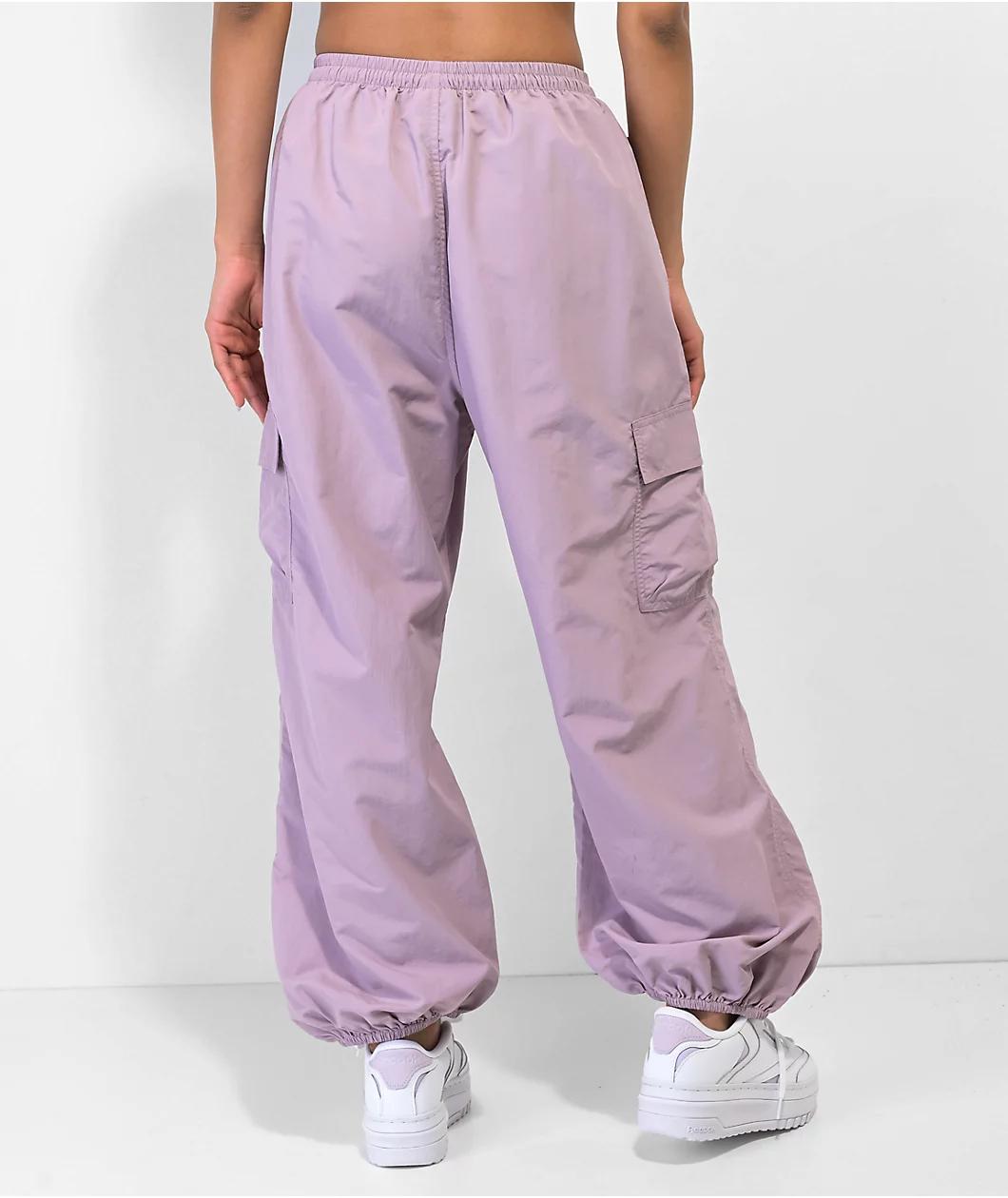 Ninth Hall Zane Sea Fog Purple Cargo Jogger Pants Product Image
