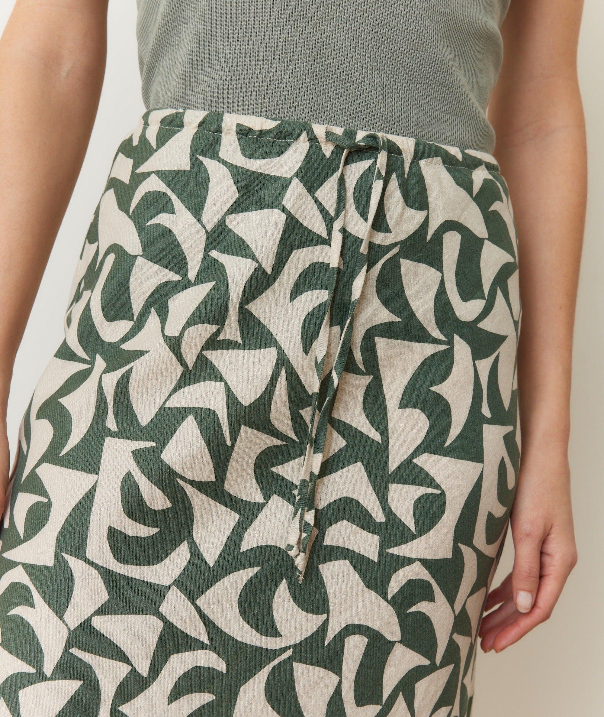 Avery Hemp Midi Skirt Product Image