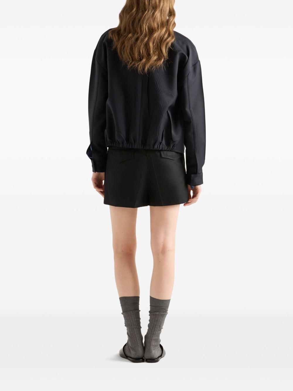 high-waisted tailored shorts Product Image