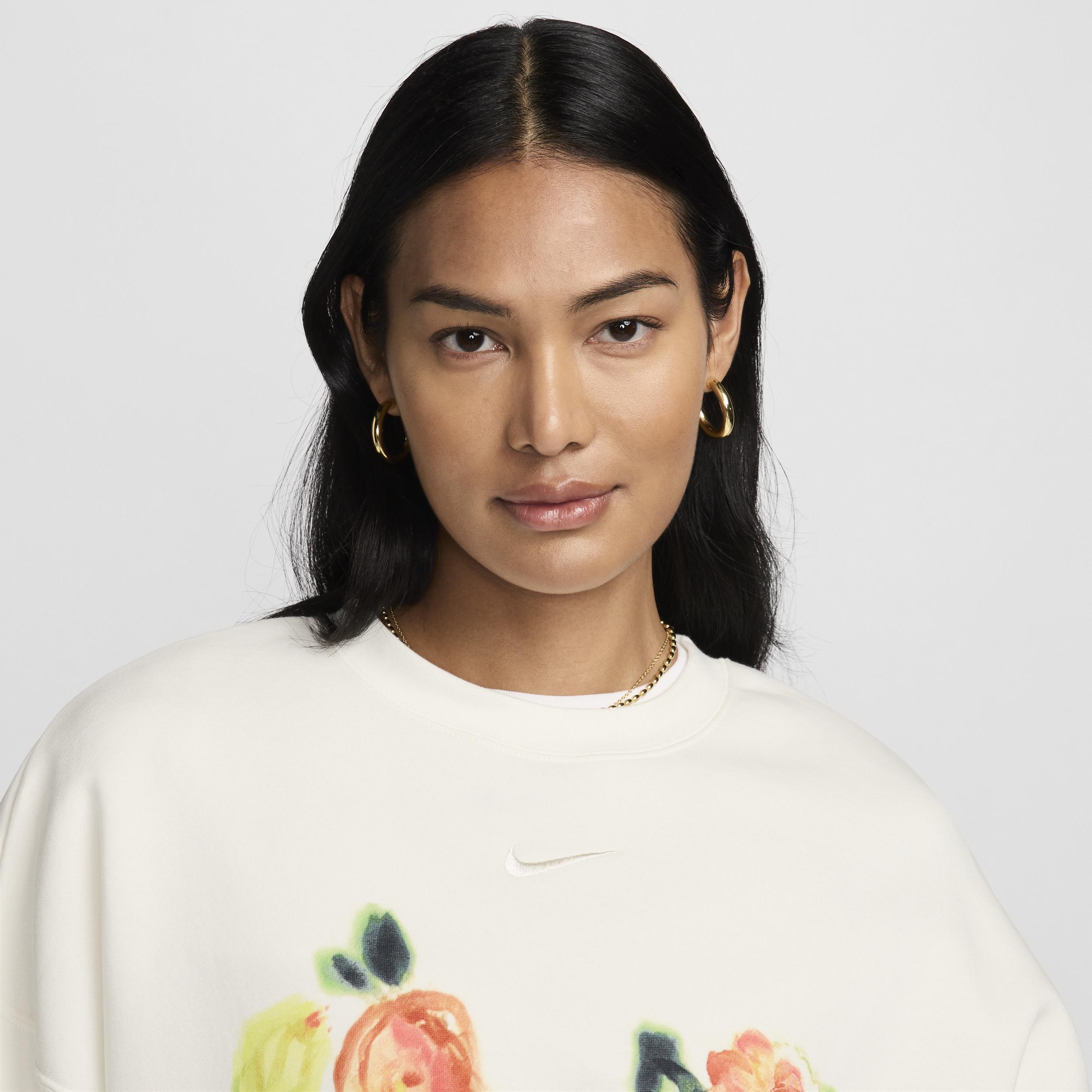 Nike Sportswear Phoenix Fleece Women's Artist Collection Over-Oversized Crew-Neck Sweatshirt Product Image