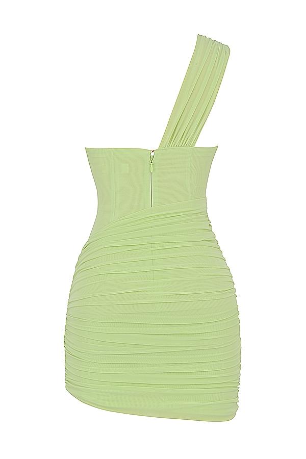 Clementine  lime cut out mini dress Product Image