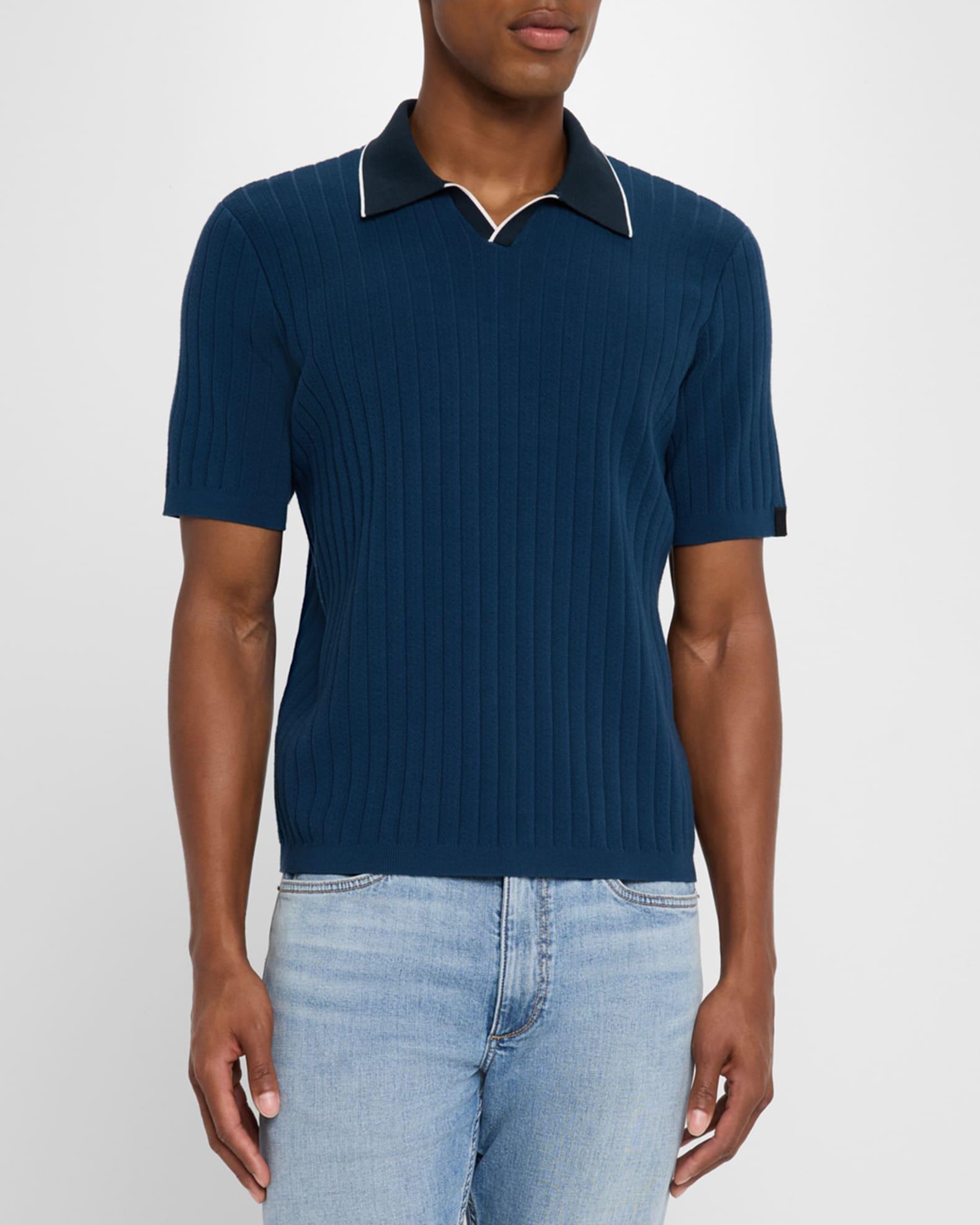 Mens Sanford Johnny Collar Polo Shirt Product Image