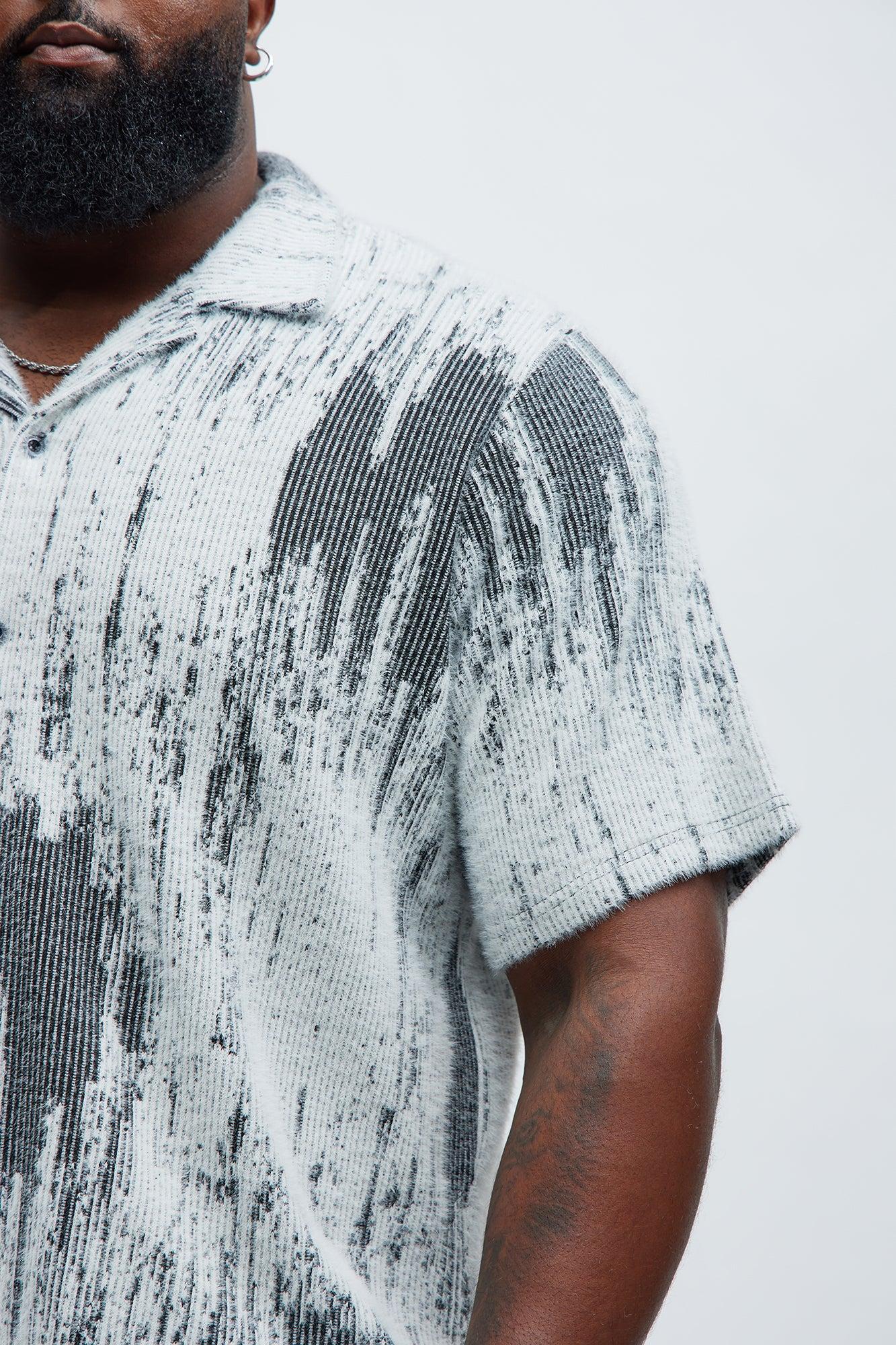 Livin' That Life Mohair Shirt - Black/combo Product Image