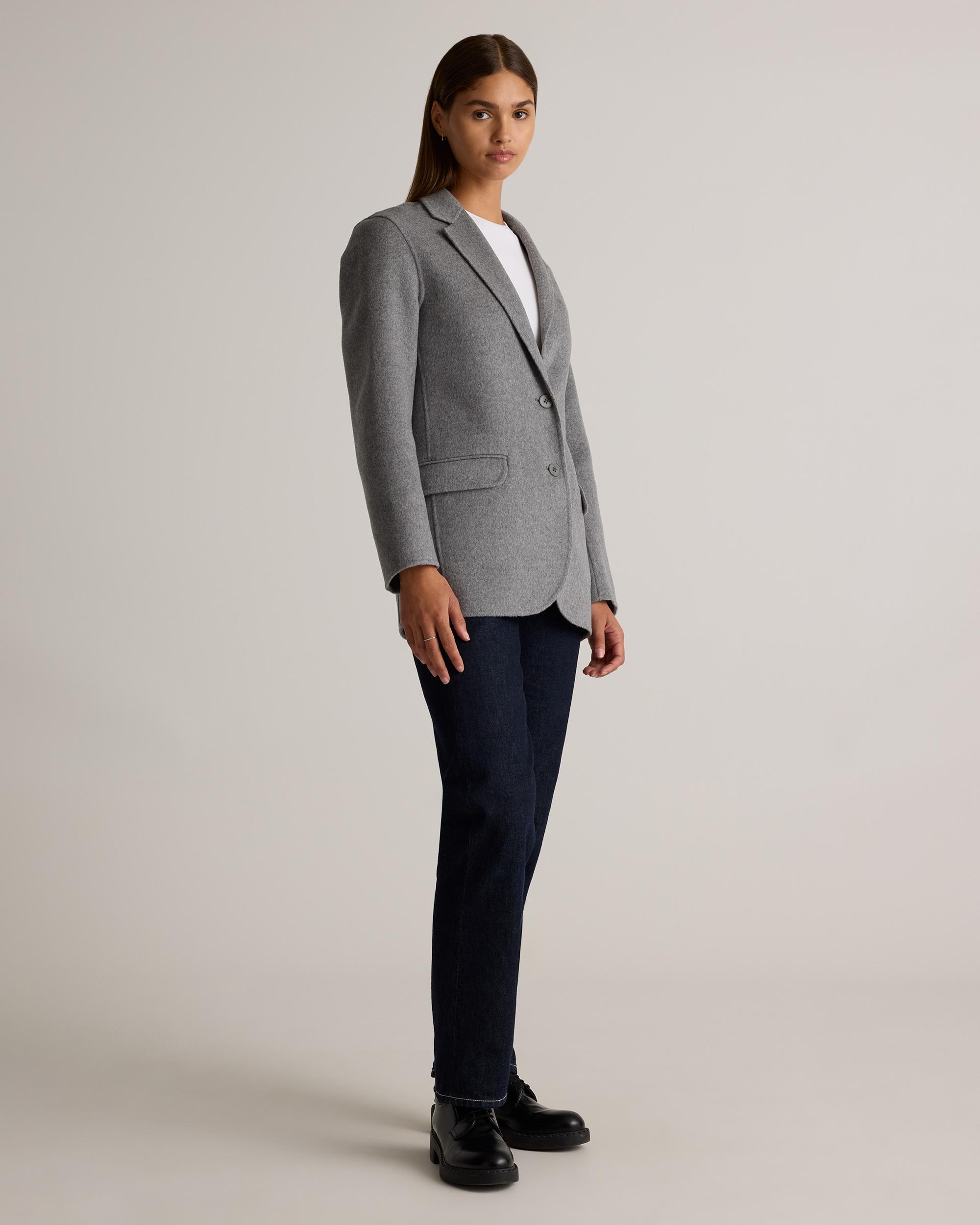 Quince | Women's Double-Faced Merino Wool Soft Blazer Size XS, Wool/Nylon Product Image
