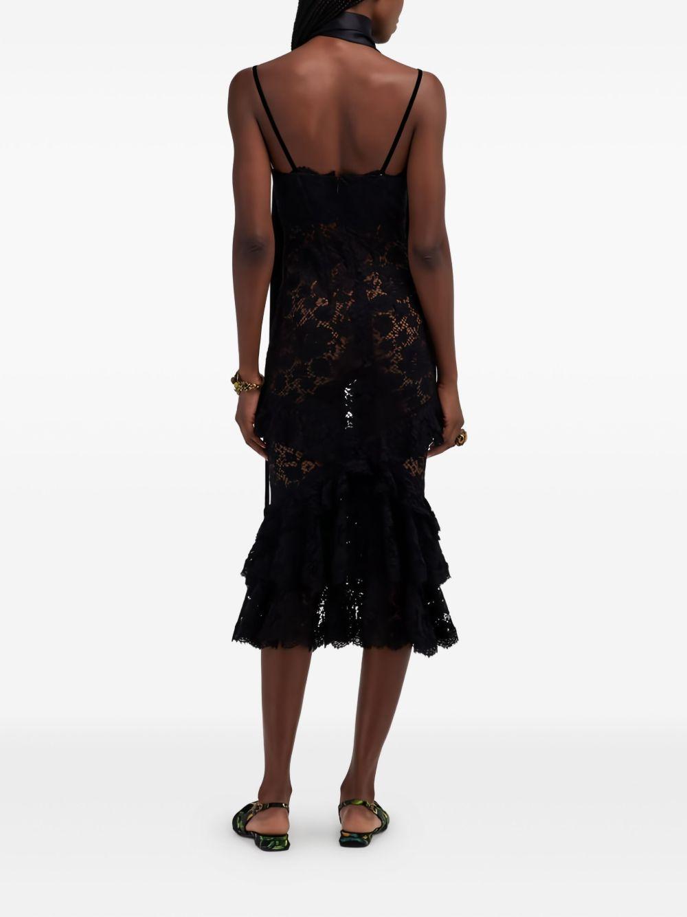 lace ruffled dress Product Image
