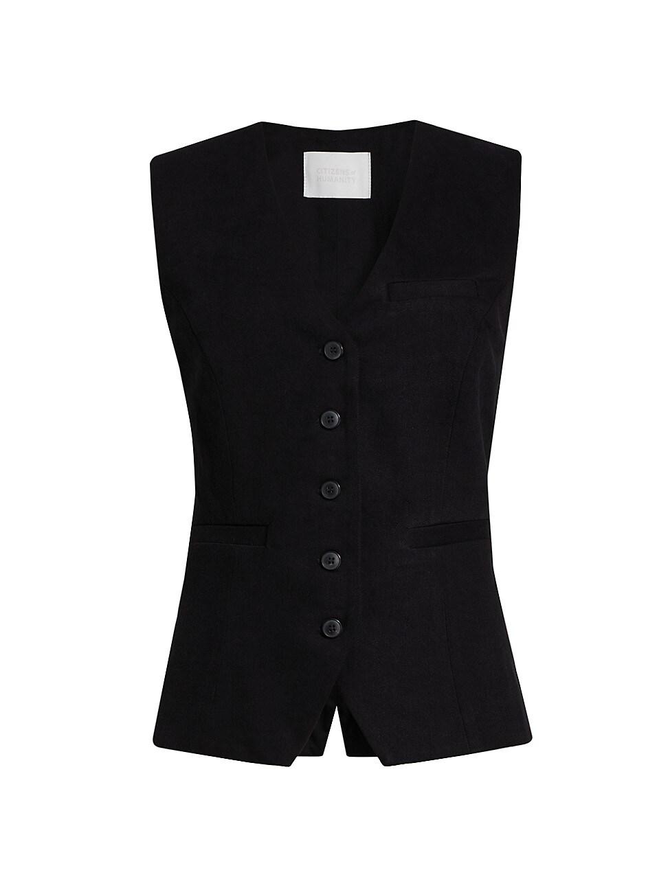 Womens Jasmin Long Cotton Vest Product Image