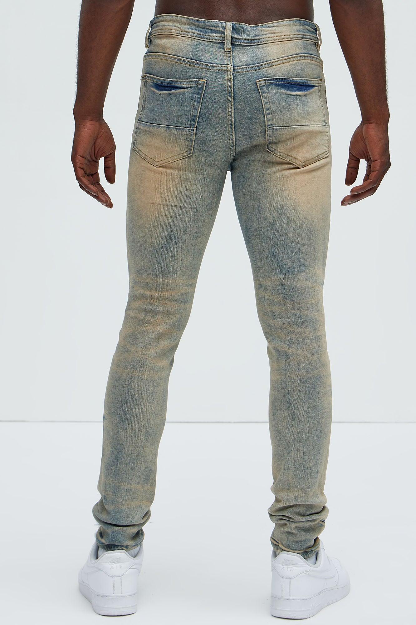 Want It Clean Skinny Jeans - Vintage Blue Wash Product Image