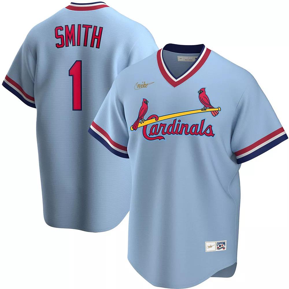 Nike Mens MLB St. Louis Cardinals (Ozzie Smith) Cooperstown Baseball Jersey | C267UCP-OS1 Product Image