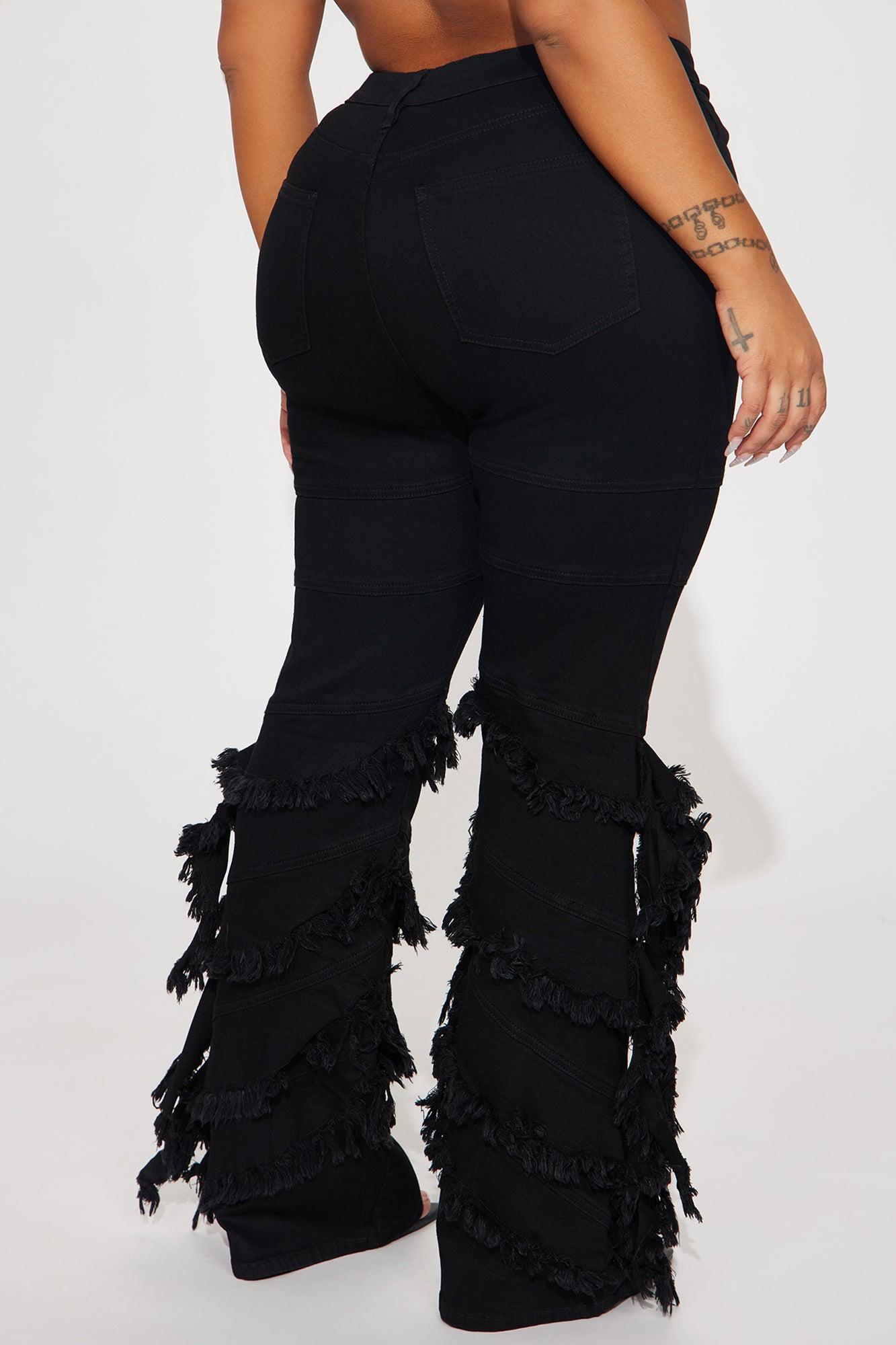 Making A Connection Stretch Bootcut Jeans - Black Product Image